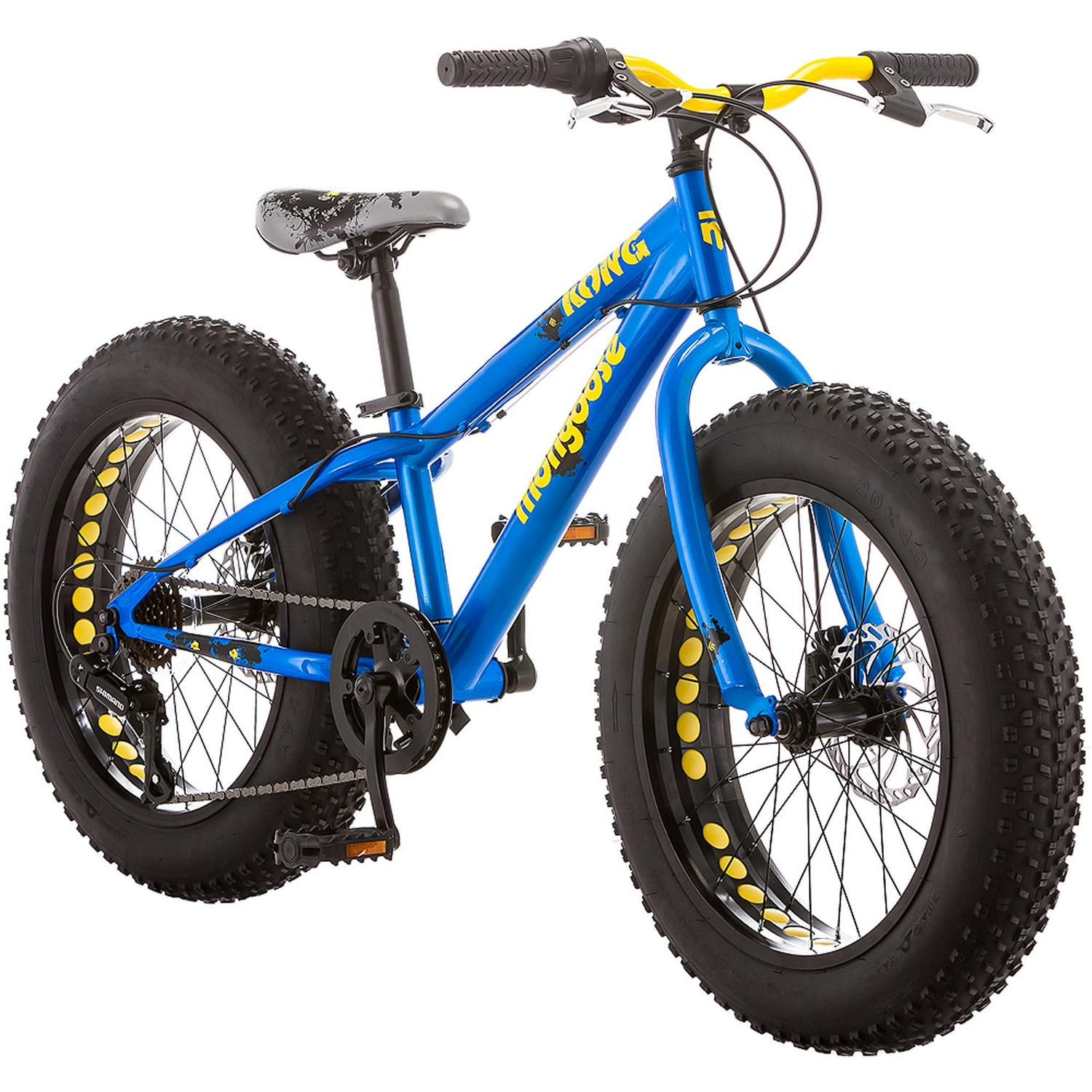 Mongoose Kong Mountain Bike. Boys. 20 in Wheel. Blue
