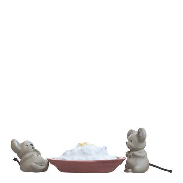 Julemus Gnist & Hannibal figur 4,6 cm