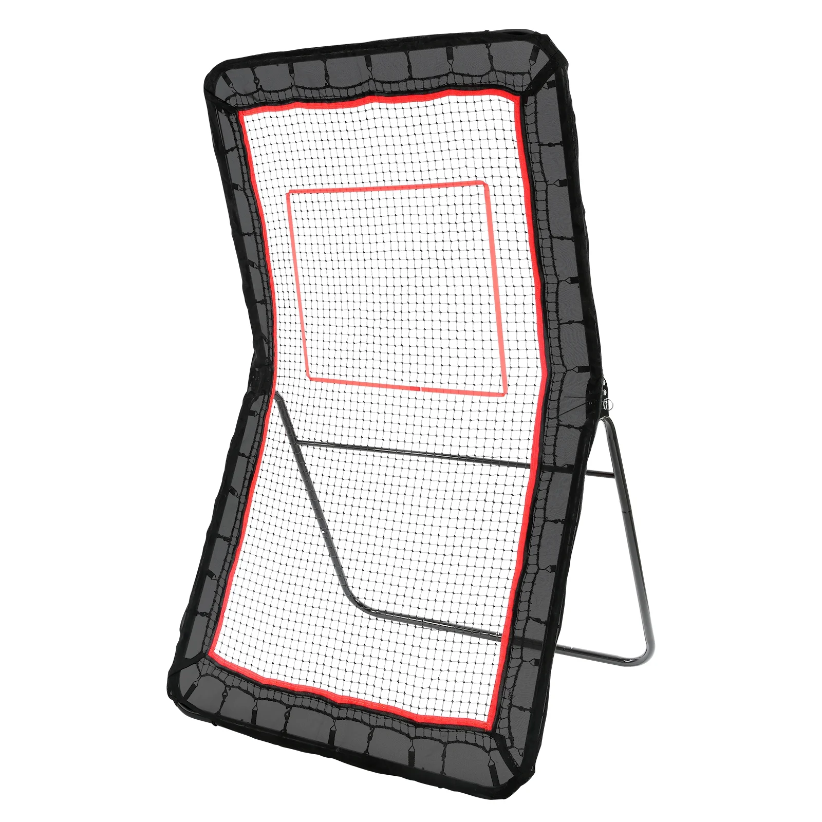 SKYSHALO 4x7ft Lacrosse Baseball Rebounder Softball Bounce Pinchback Net Adjustable Angle Shooting