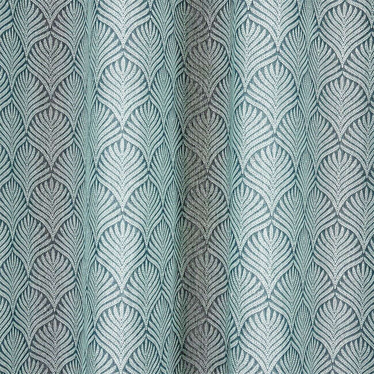 Rideau polycoton 140x240cm feuillage vert