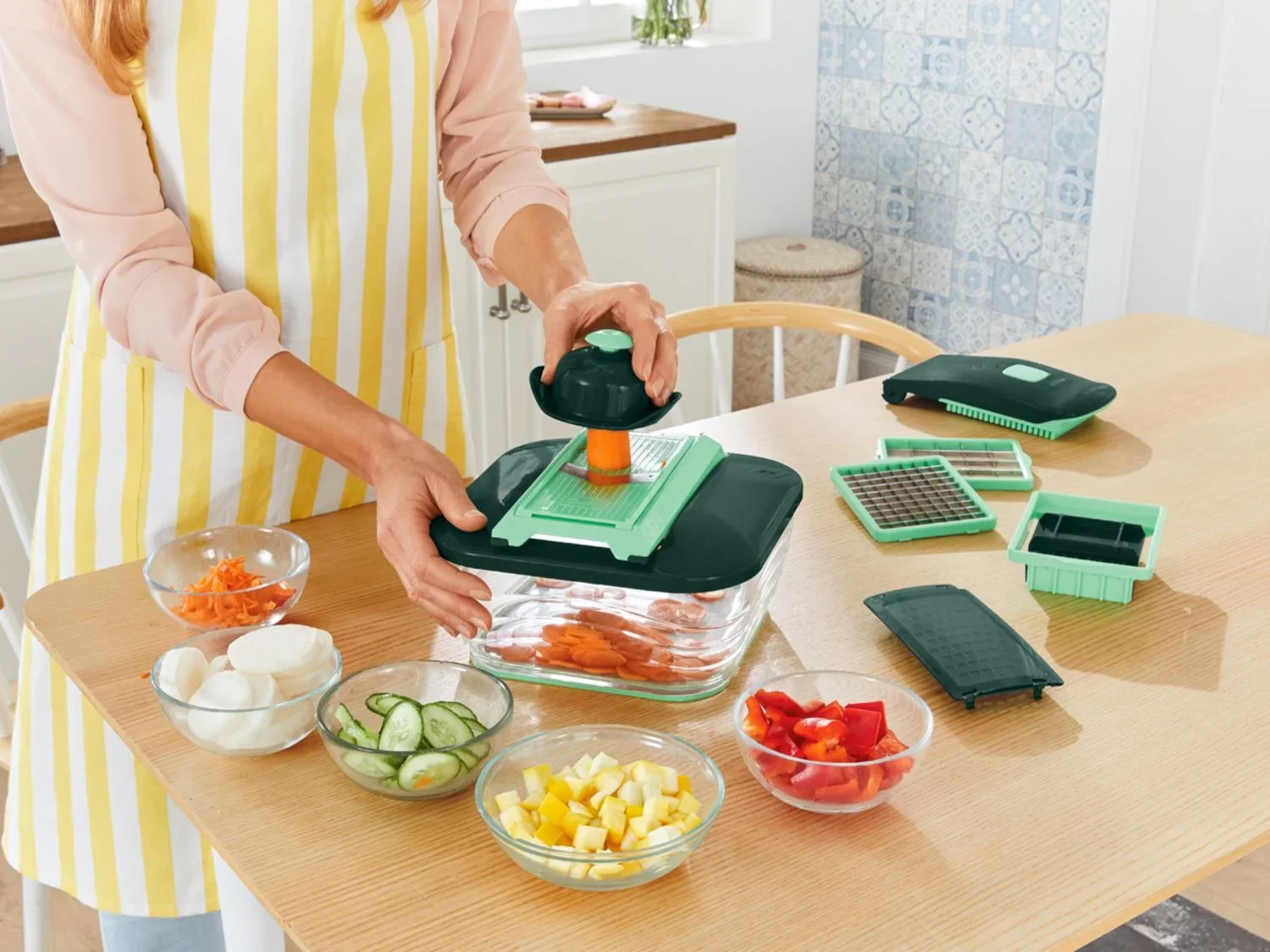 Genius Nicer Dicer Coupe-lgumes, 13 pices