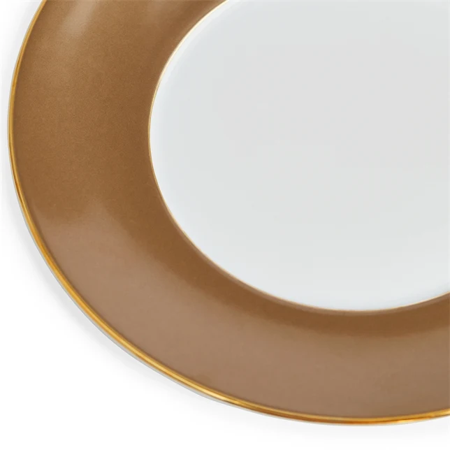 Gio Gold Geometric Teacup and Saucer