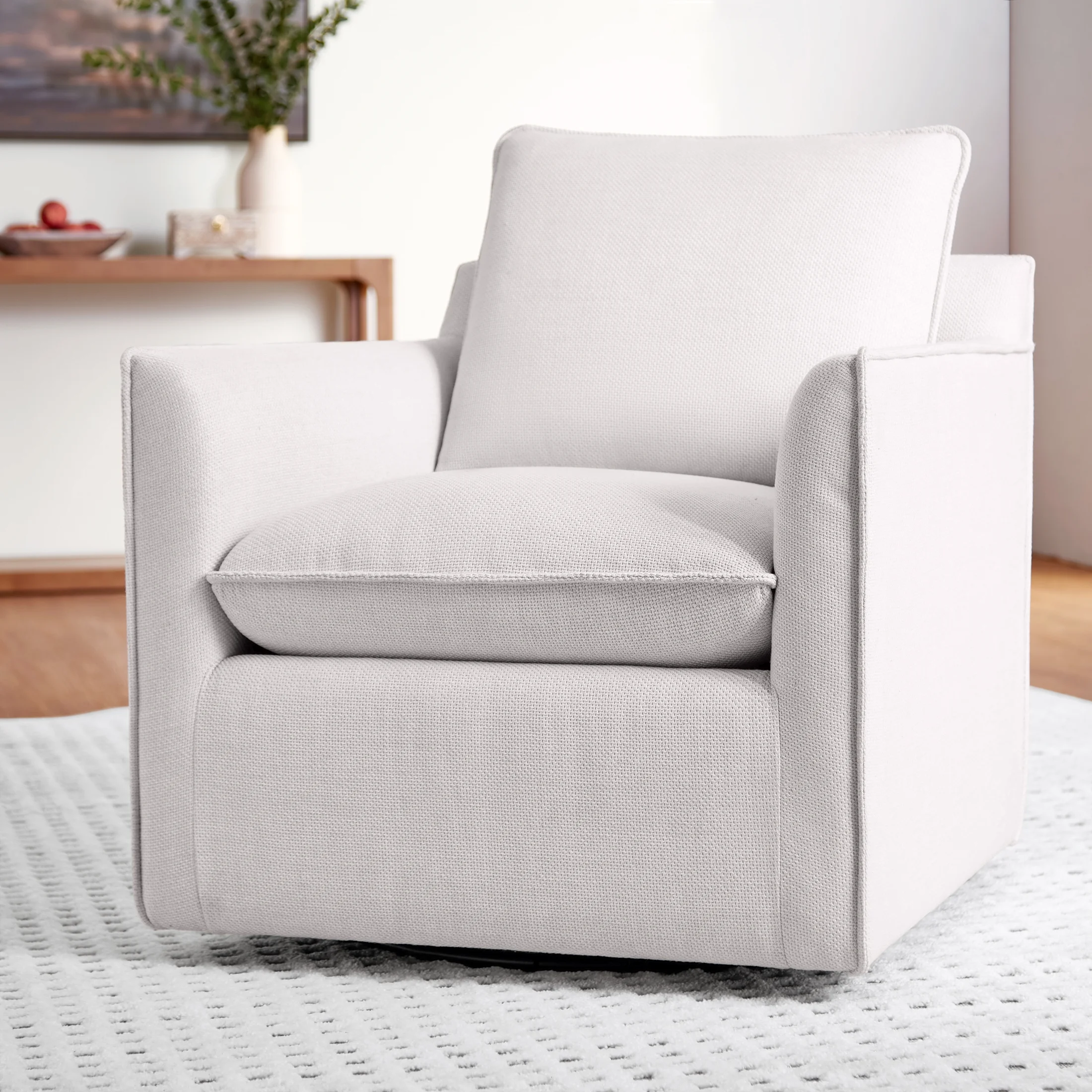 My Texas House Briar 2 Accent Chairs & 1 Sofa, Bundle Cream Linen
