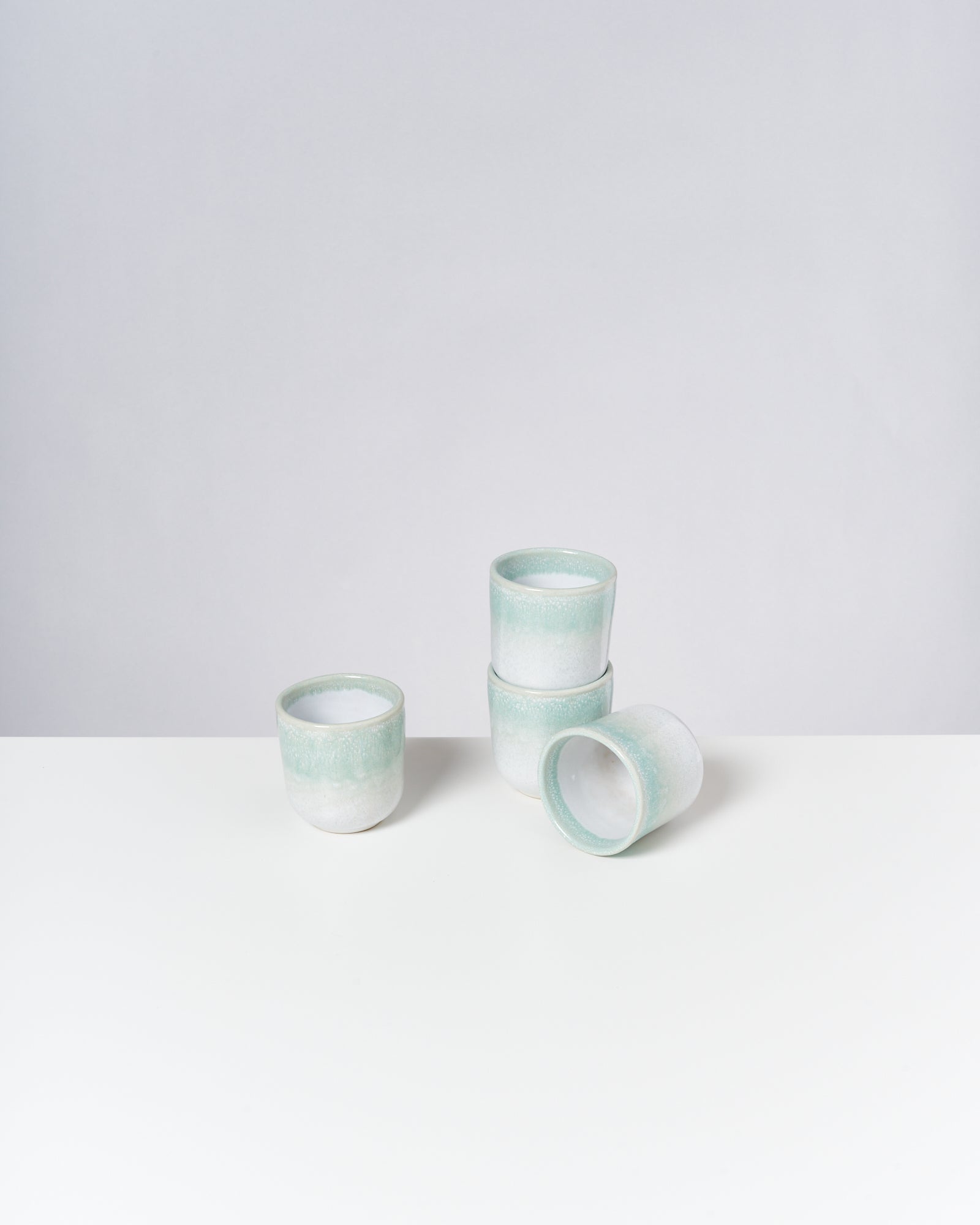 COPA ALTO - SMALL CUP MINT WHITE SET OF 4
