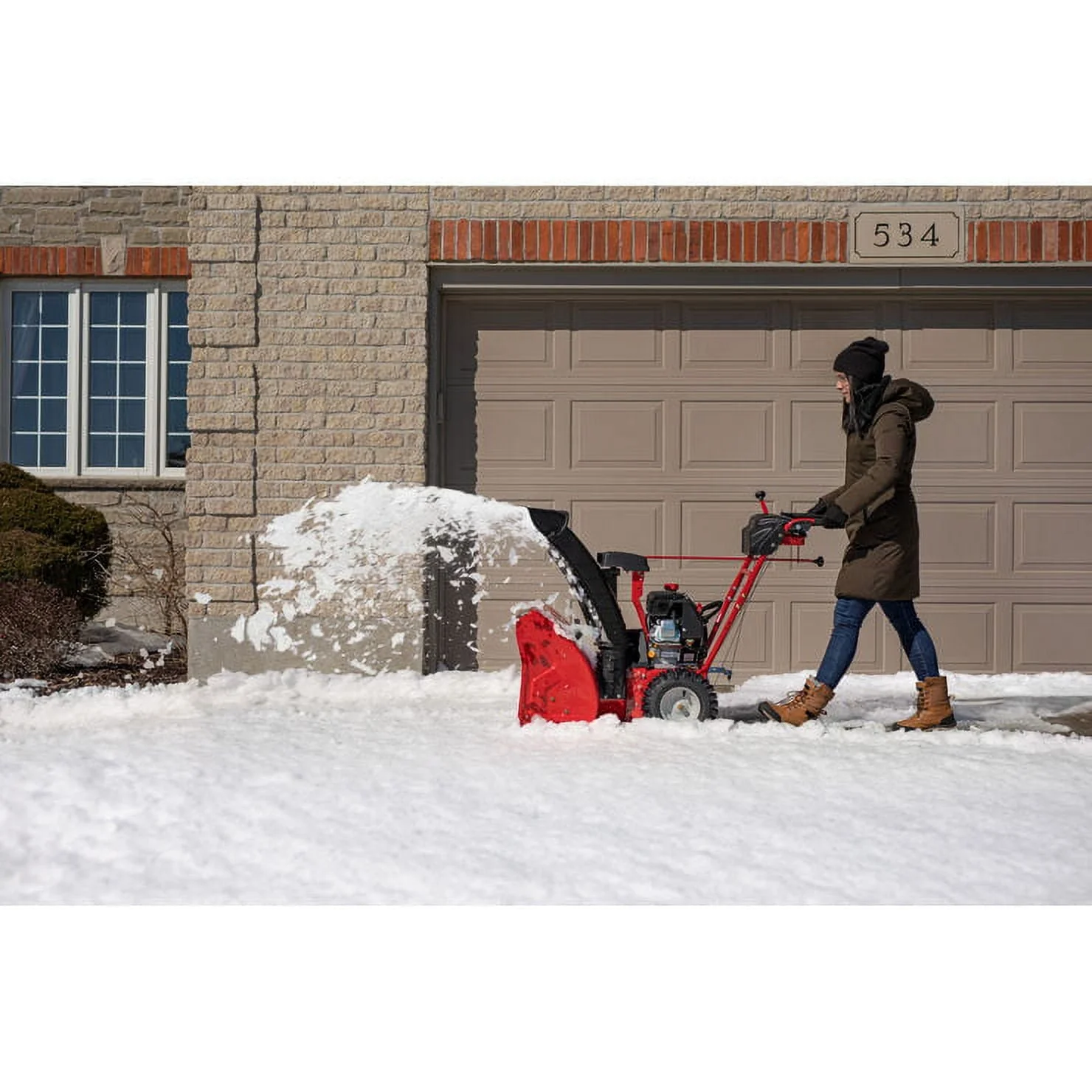 Troy-Bilt MTD Storm 24 in. 208 cc Two- Stage Gas Snow Blower with Electric Start Self Propelled Model 2420 /2425