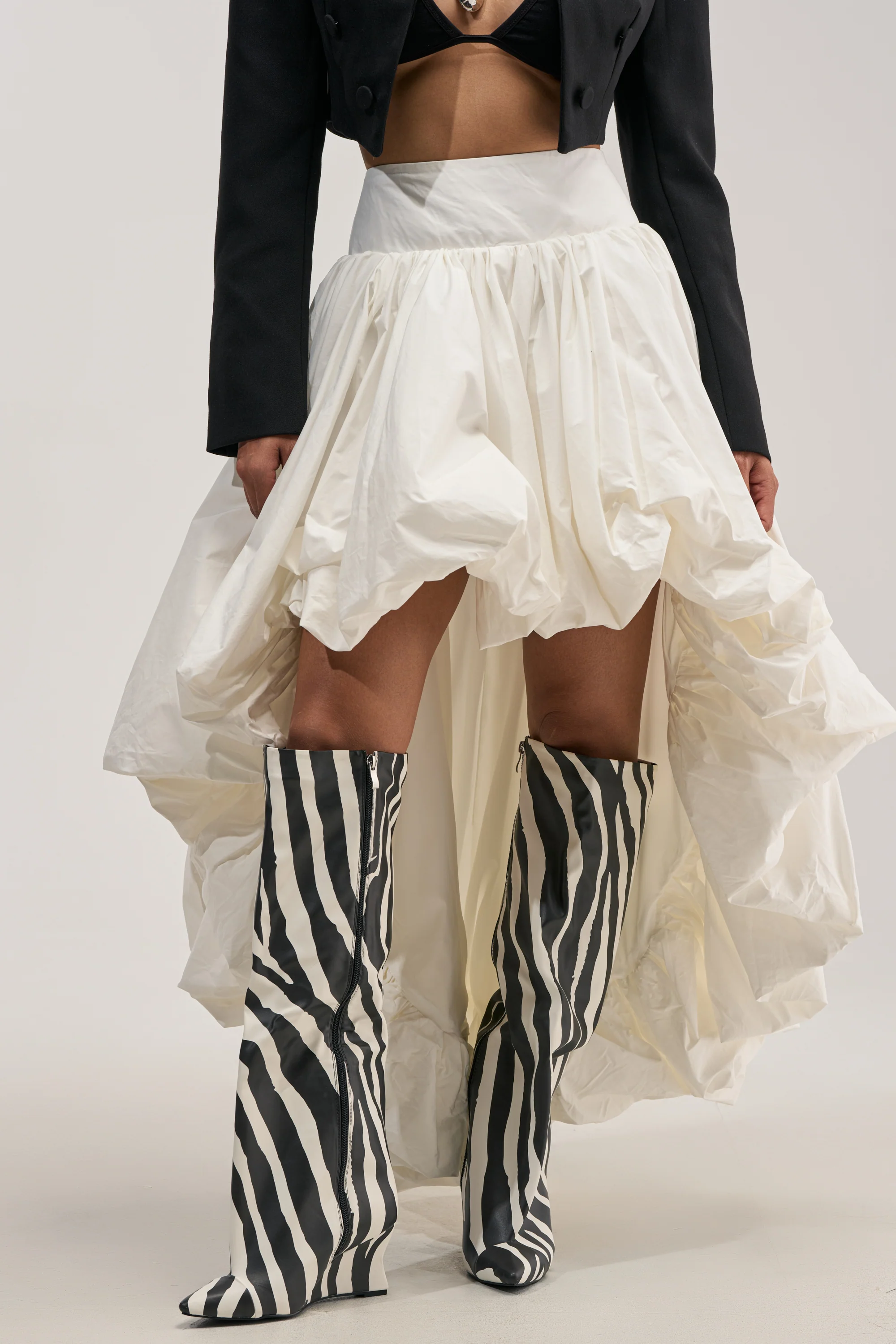 THE BIGGER THE BETTER HIGH LOW MAXI SKIRT - Akira Store