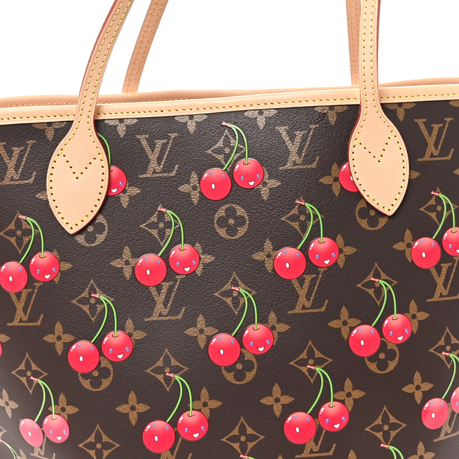 LV X TM Monogram Cerises Neverfull MM