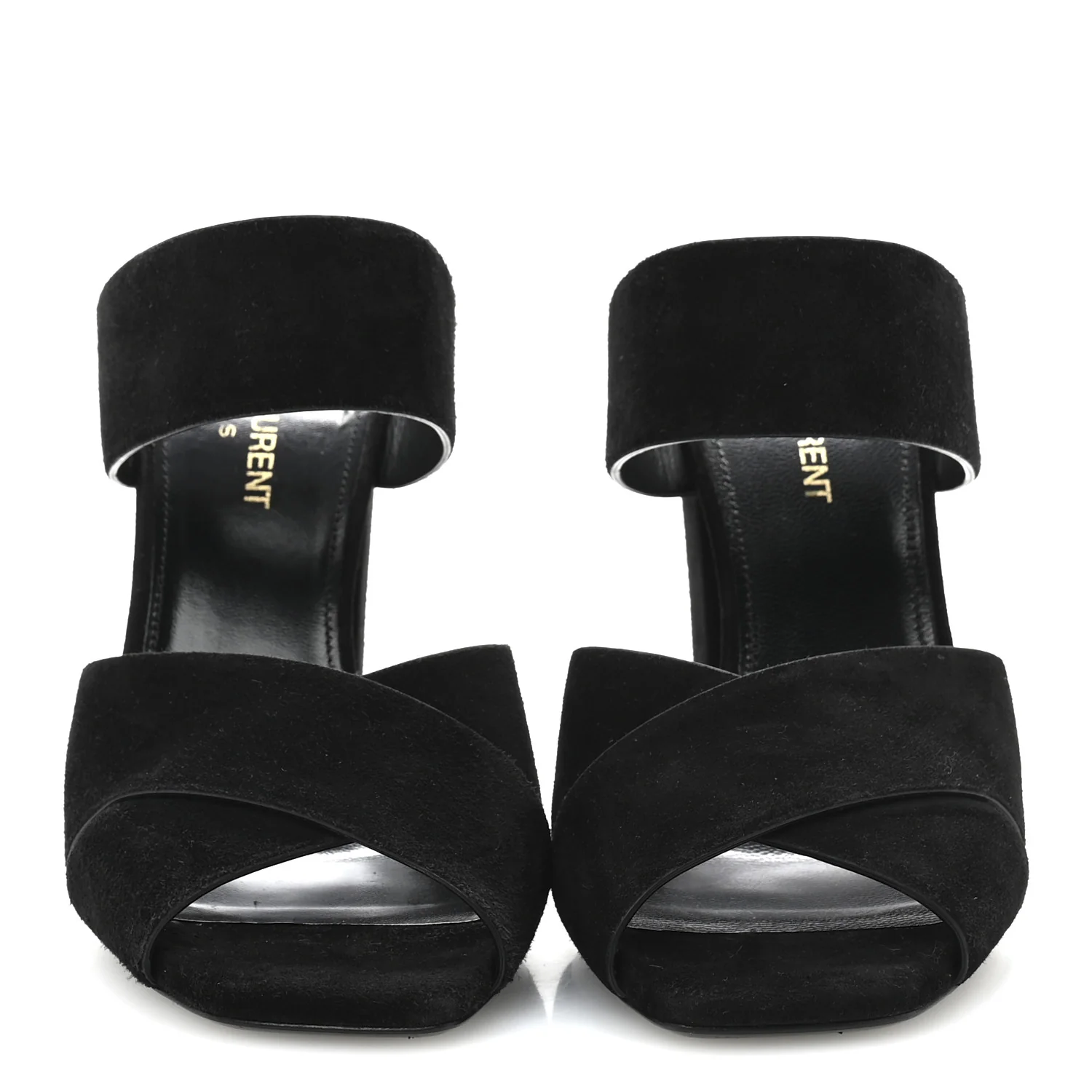 Suede Oak 100 Mule Sandals 37 Black
