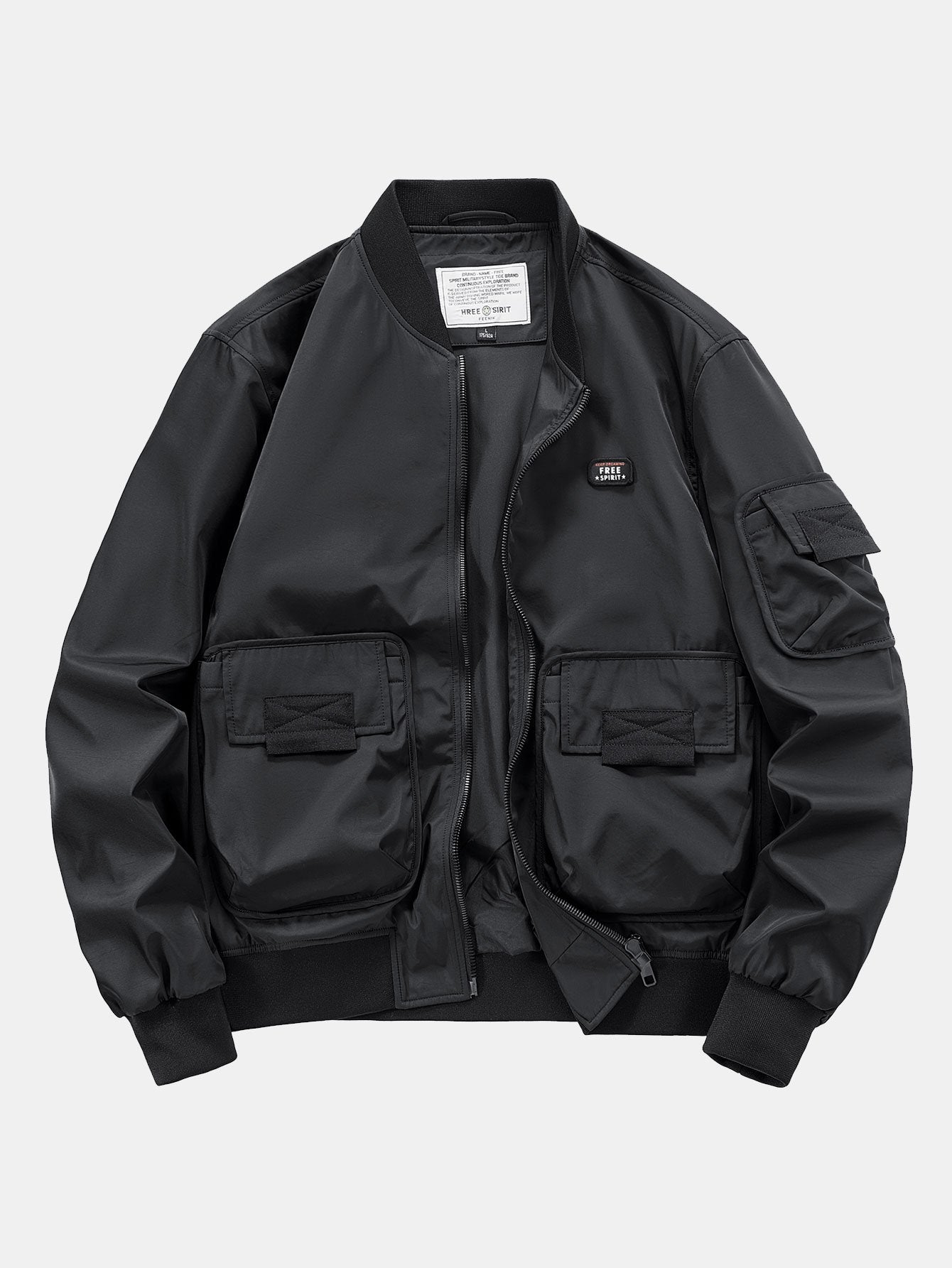 blouson aviateur à poches multiples