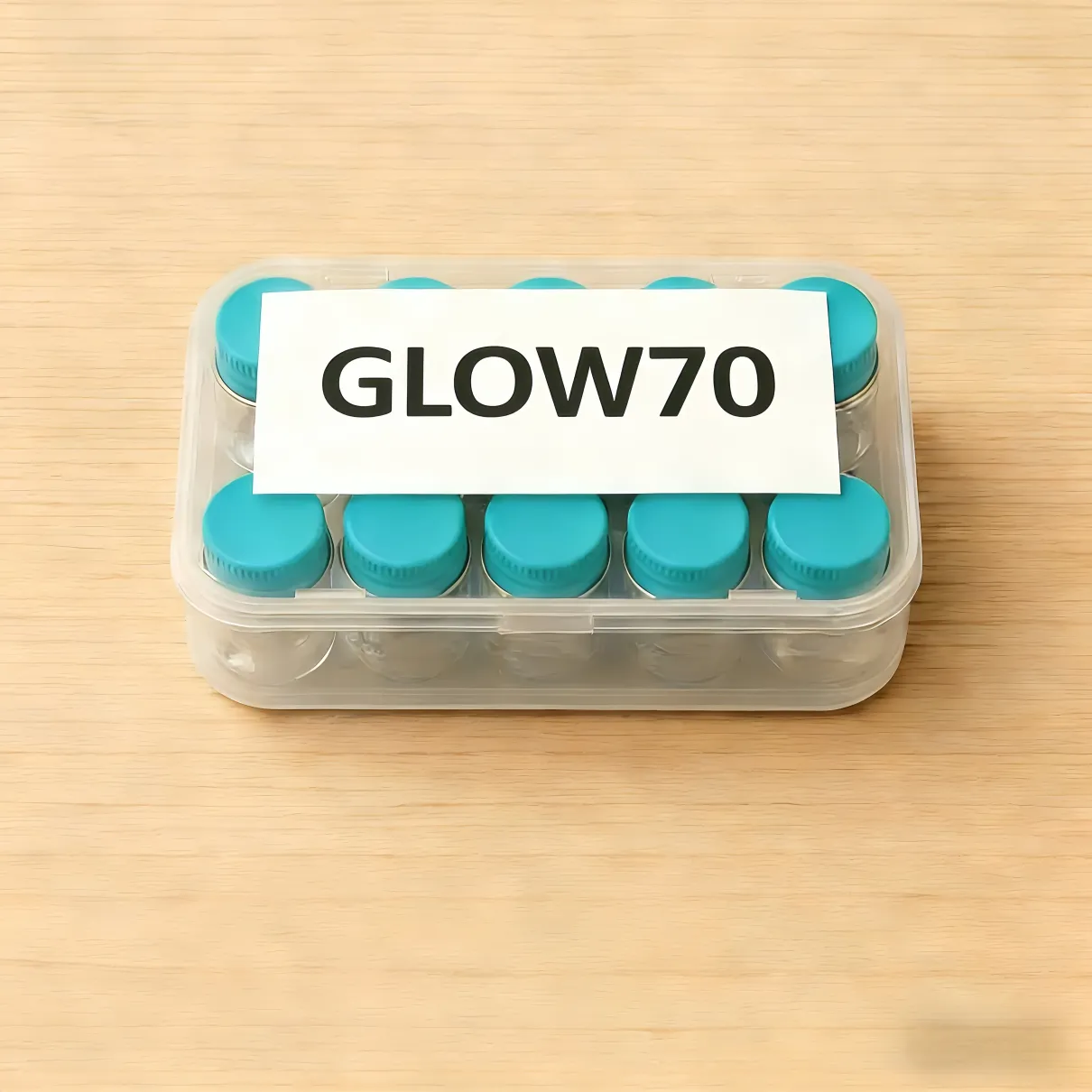GLOW70(BPC157 10mg+GHK- CU50mg+TB500 10mg)