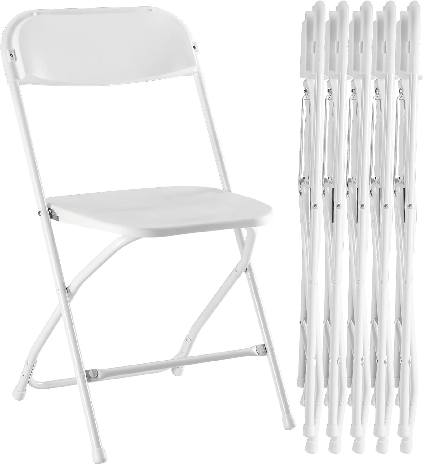 Lot de 12 chaises pliantes Sweetcrispy, chaises pliantes rembourrées en cuir, chaises pliantes robustes en métal