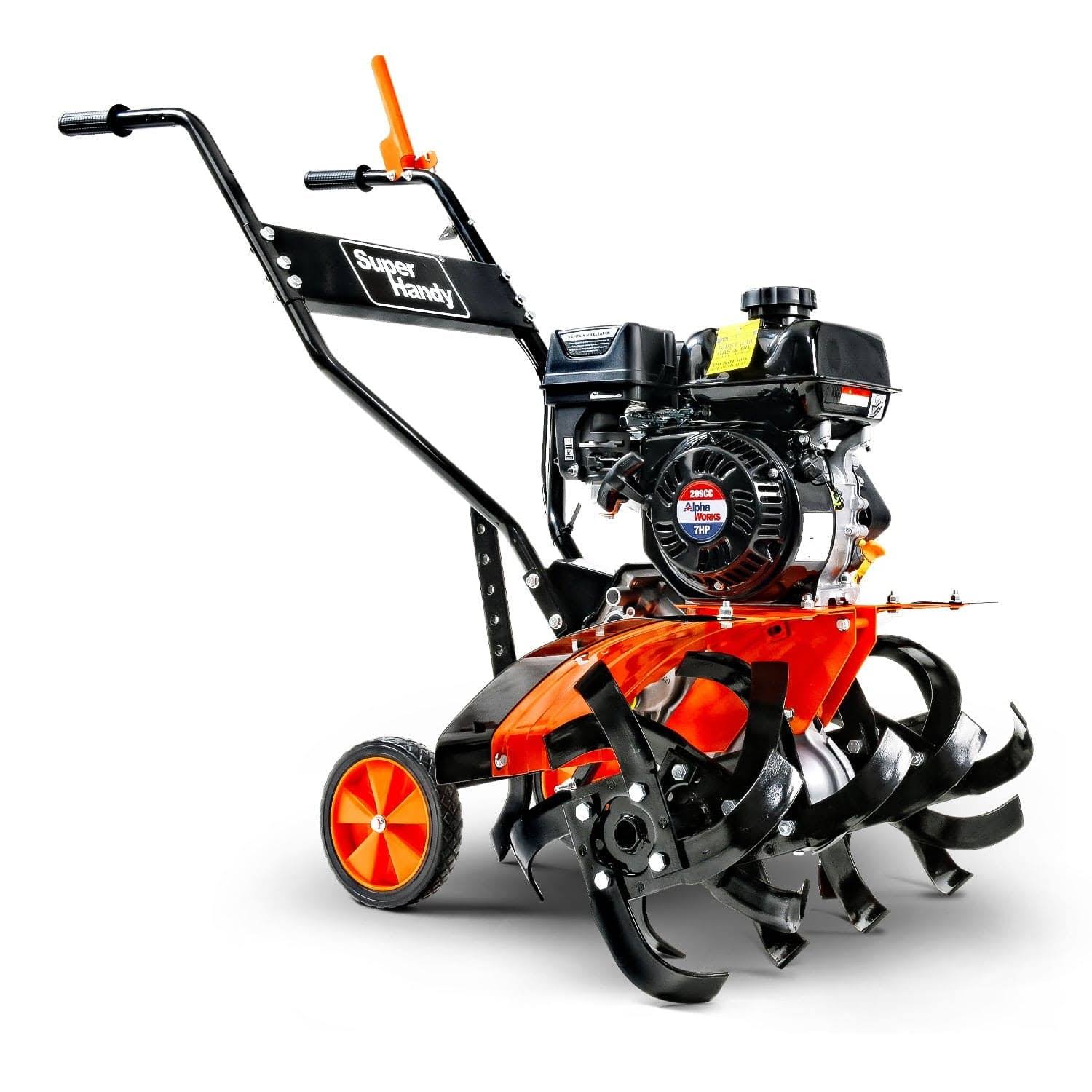 SuperHandy Heavy Duty Garden Tiller | 7HP Gas Engine 27