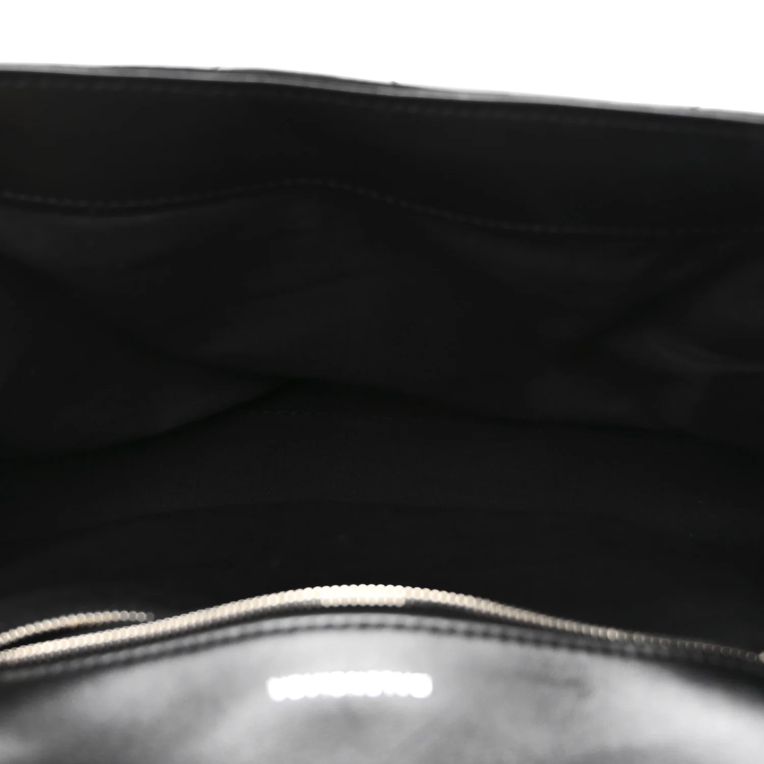 Nappa Calfskin Quilted Touch B Puffy Clutch Black