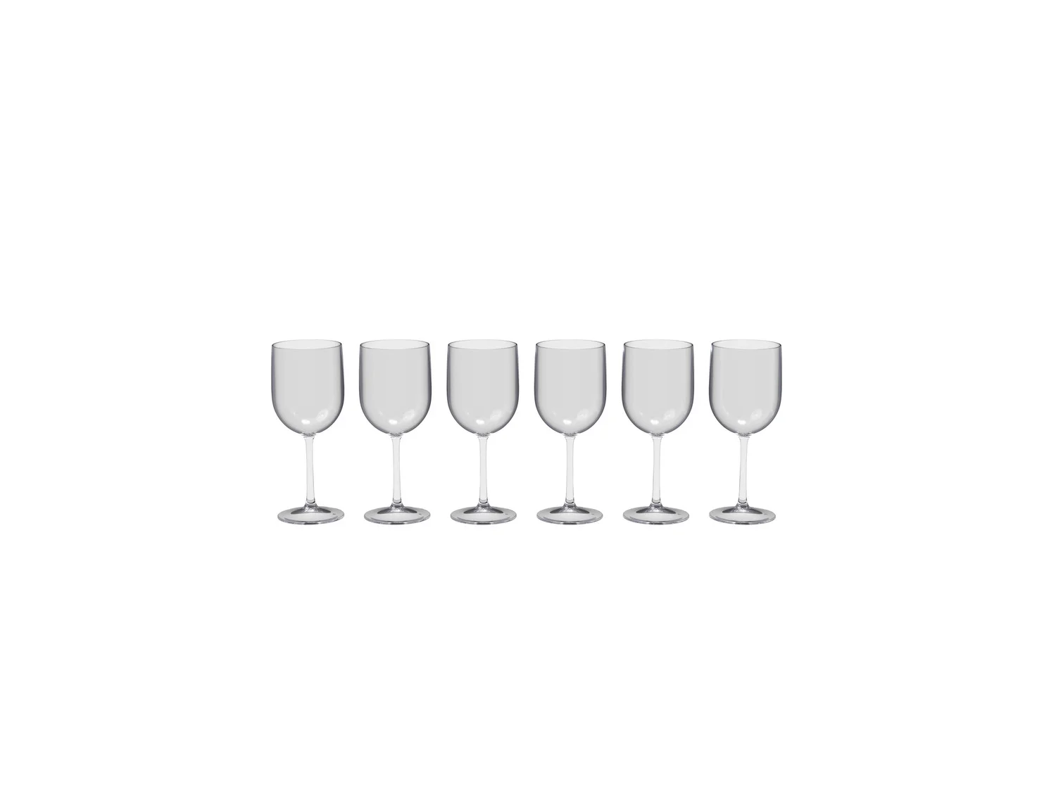 ERNESTO Lot de 6 verres  vin,  champagne ou  eau