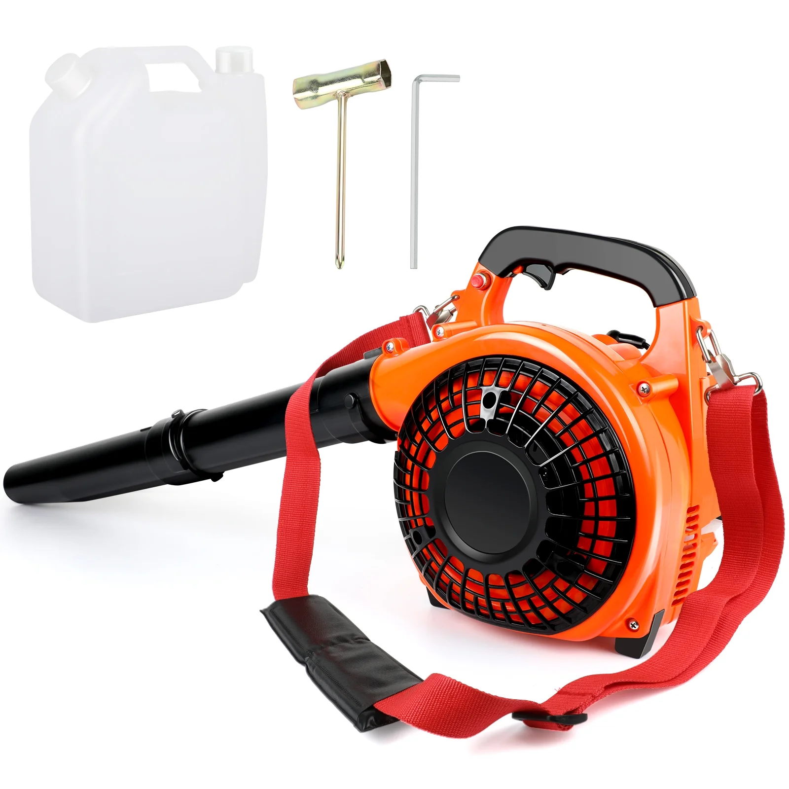 Portable 26cc Gas Handled Leaf Blower Powered 2 - Cycle Engine Backpack for Outdoor, Garden