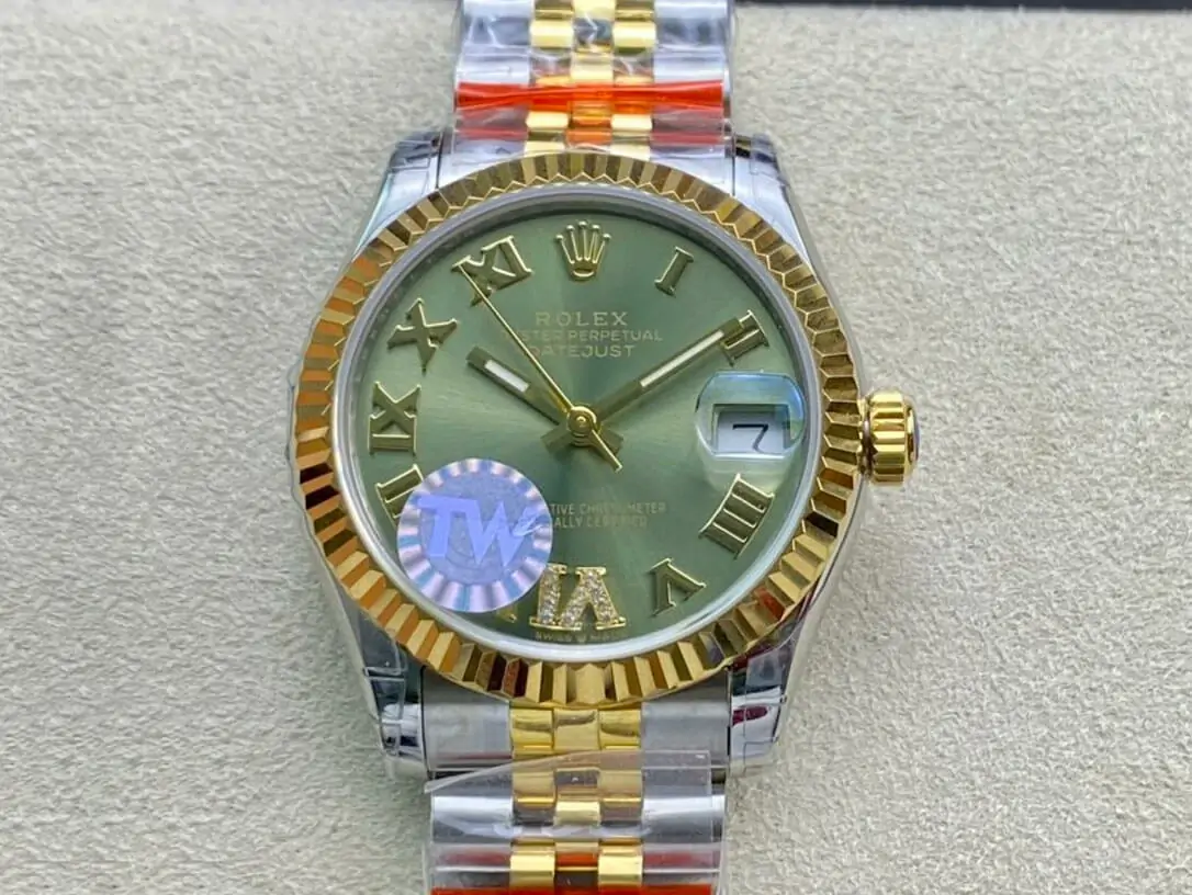 Rolex Datejust 178273 31MM TW Factory Green Dial