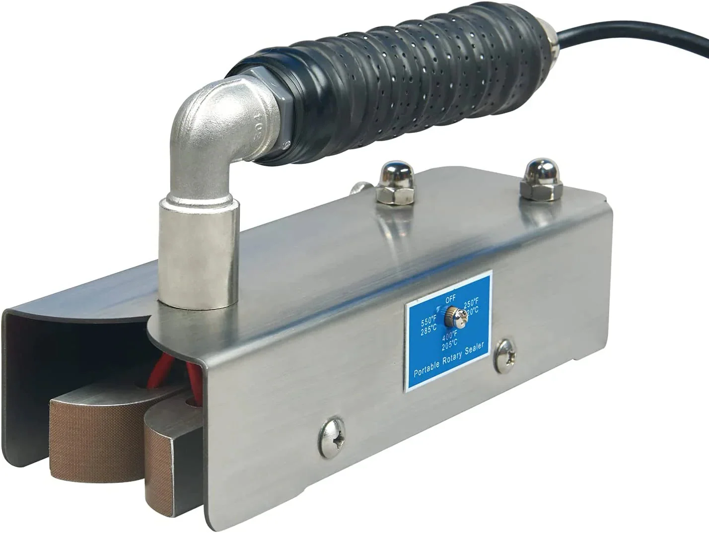 Continuous Hand Rotary Bag Sealer Model Stainless Steel Portable Directly-heated Hand Held Sealer
