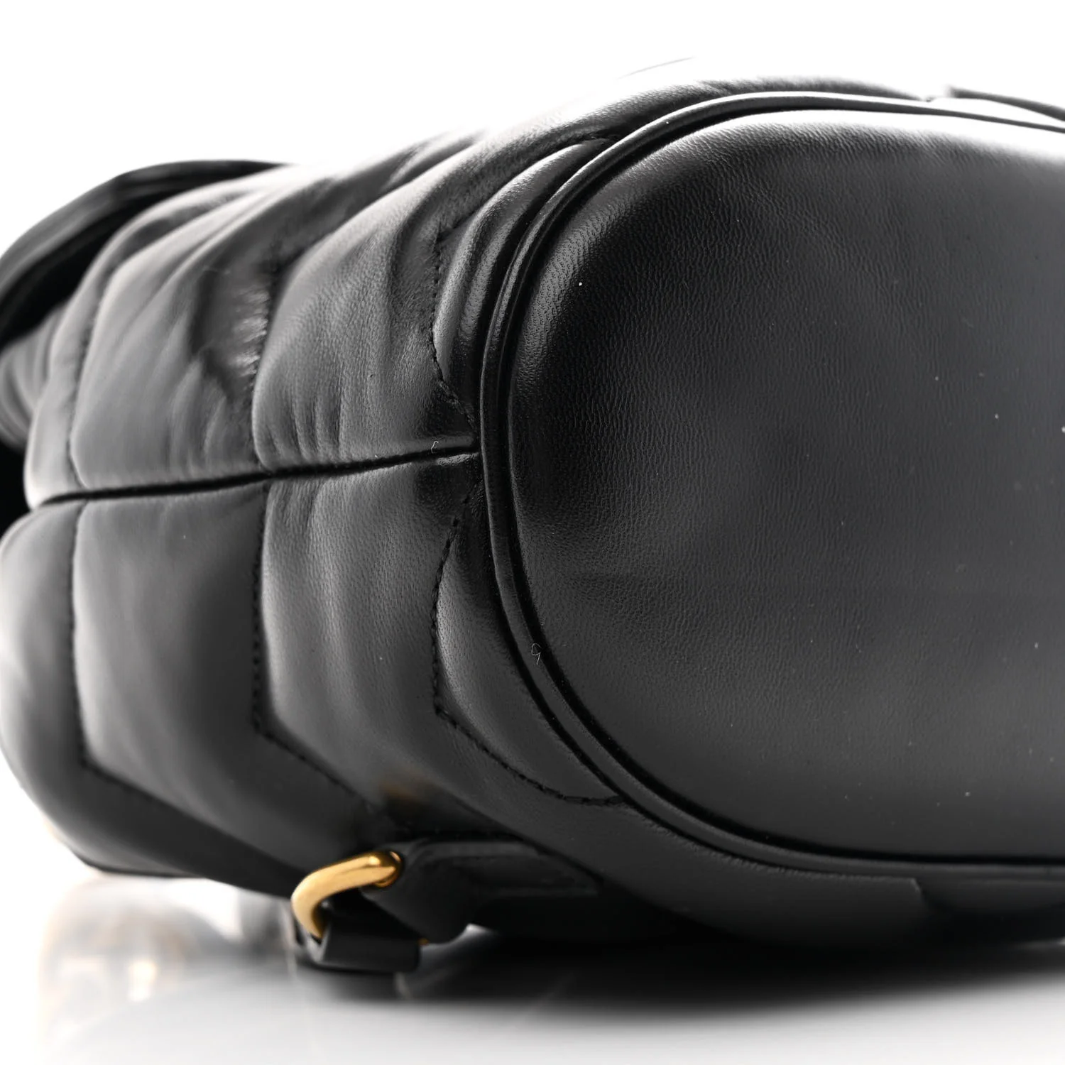 Nappa Chevron Matelasse GG Marmont Backpack Black