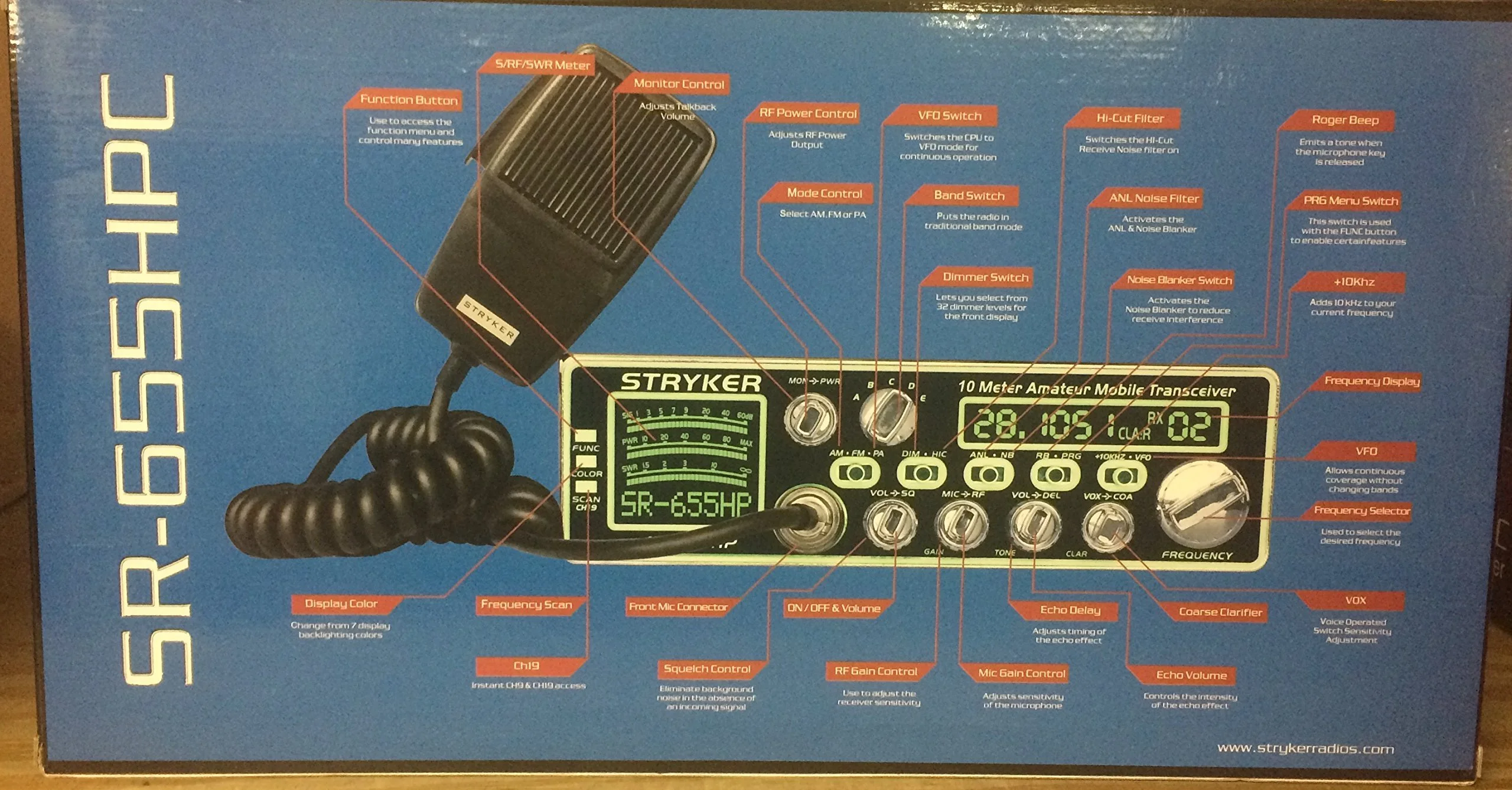 Stryker 10 Meter Amatuer CB Radio