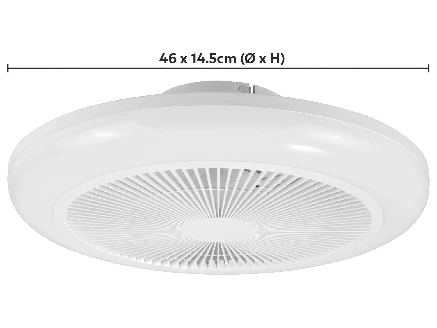 LIVARNO Plafonnier  LED avec ventilateur