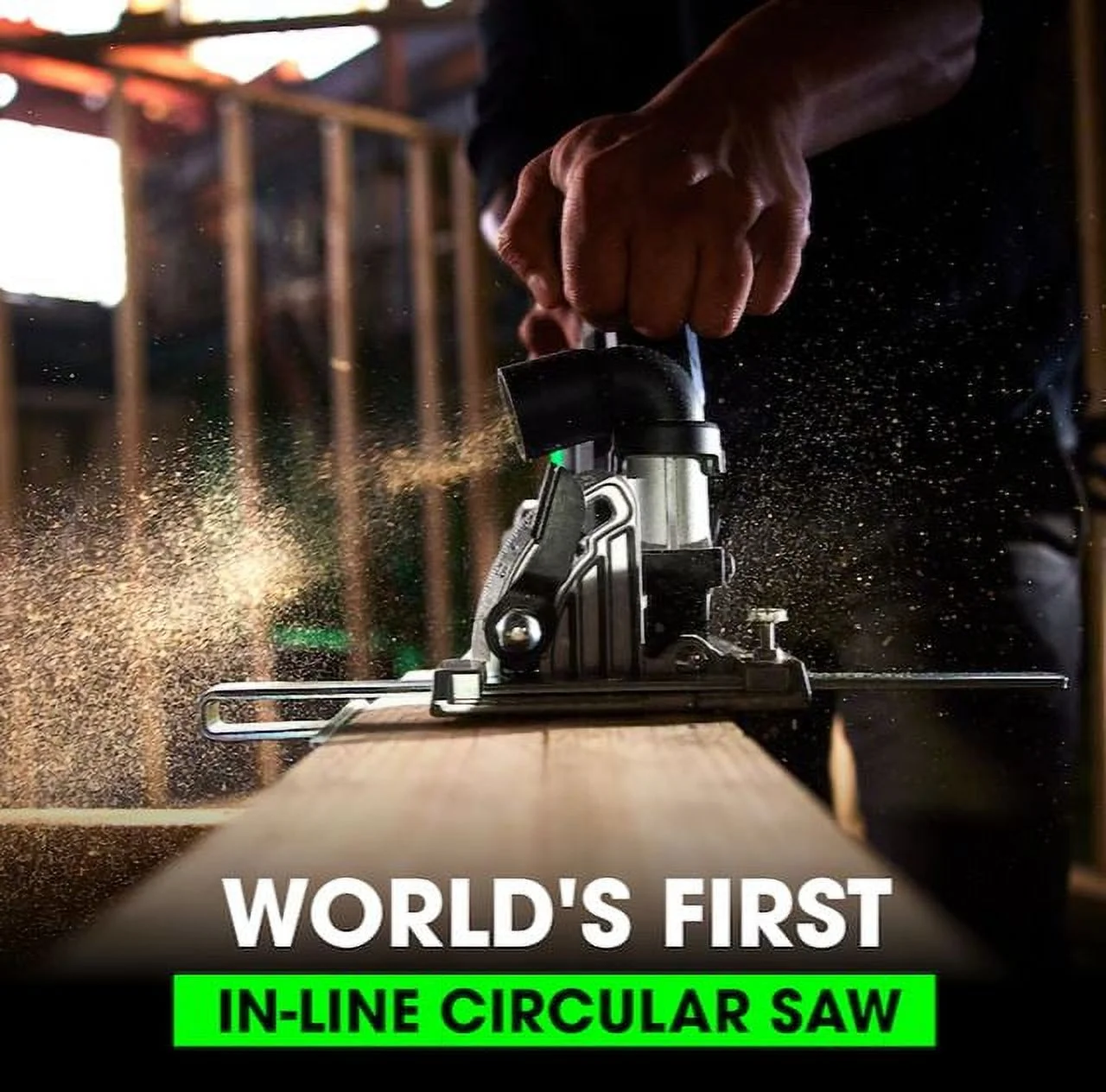 24-volt 6-1/2-in Brushless Cordless Circular Saw Kit Circular Saw (1-Battery and Charger Included) - Image 6