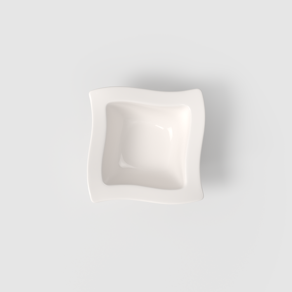 NewWave Cereal bowl - White, 17 oz, Premium Porcelain