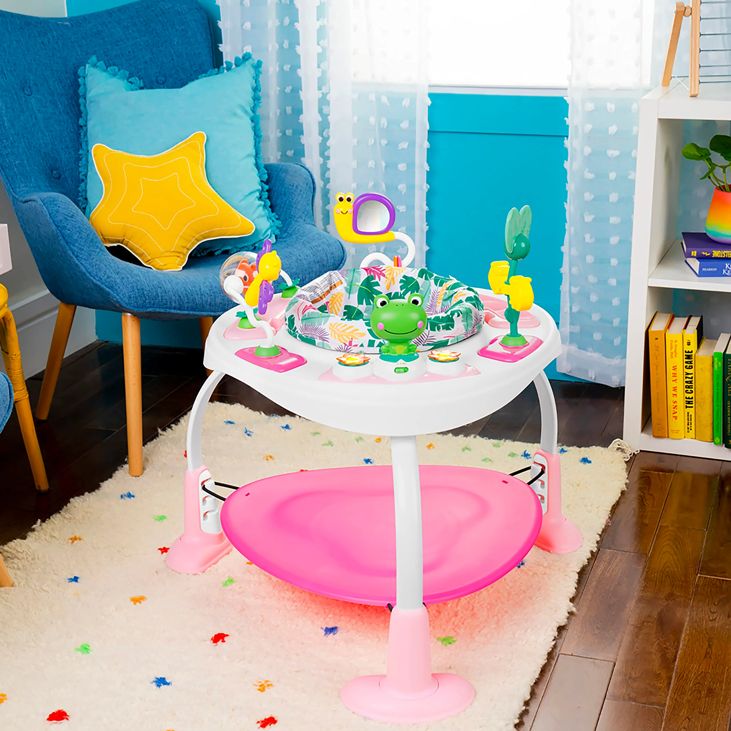 Bright Starts Bounce Bounce Baby 2-in-1 Activity Jumper & Table