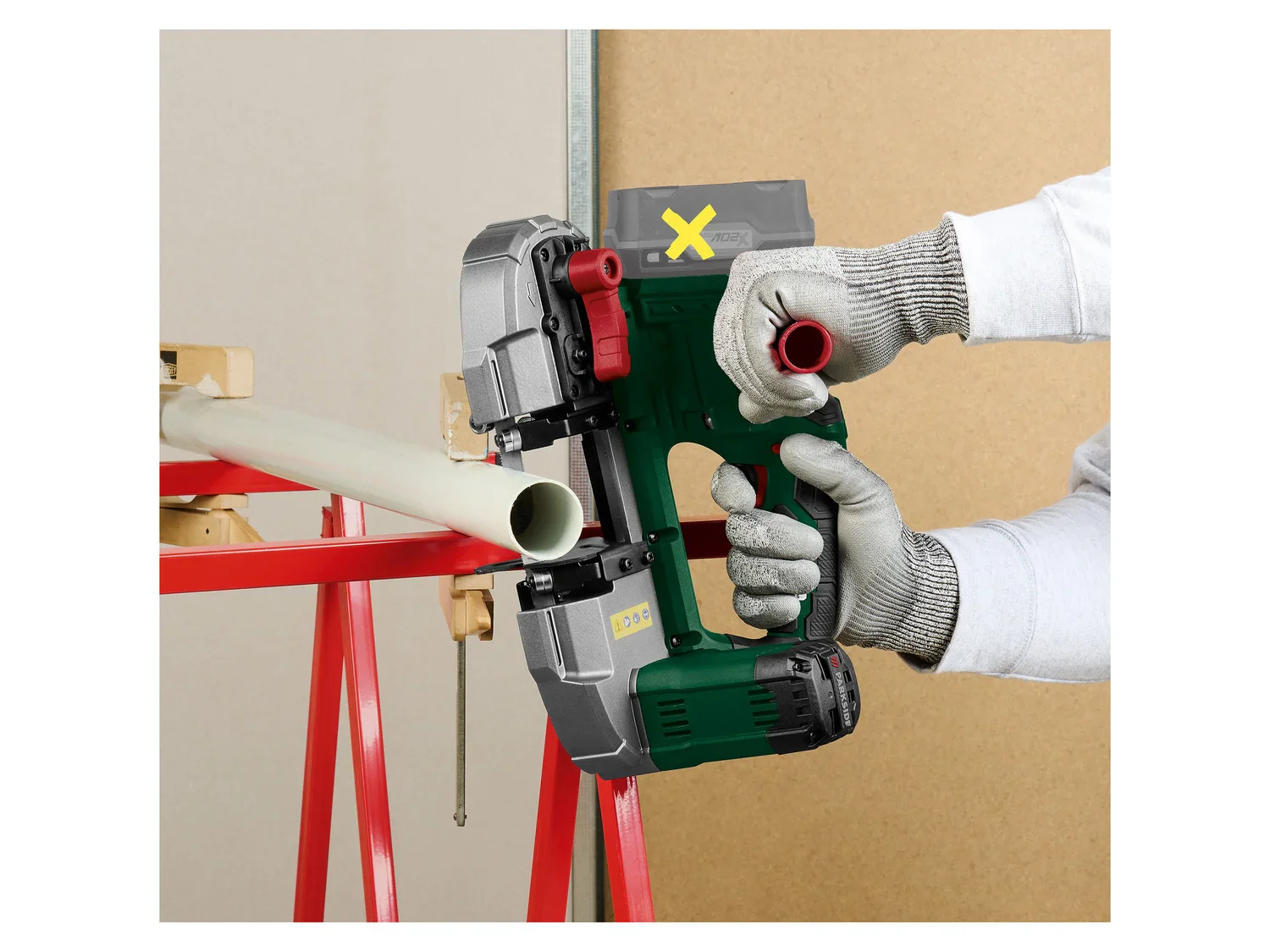 PARKSIDE Scie  ruban sans fil PMBA 20-Li B2, 20 V
