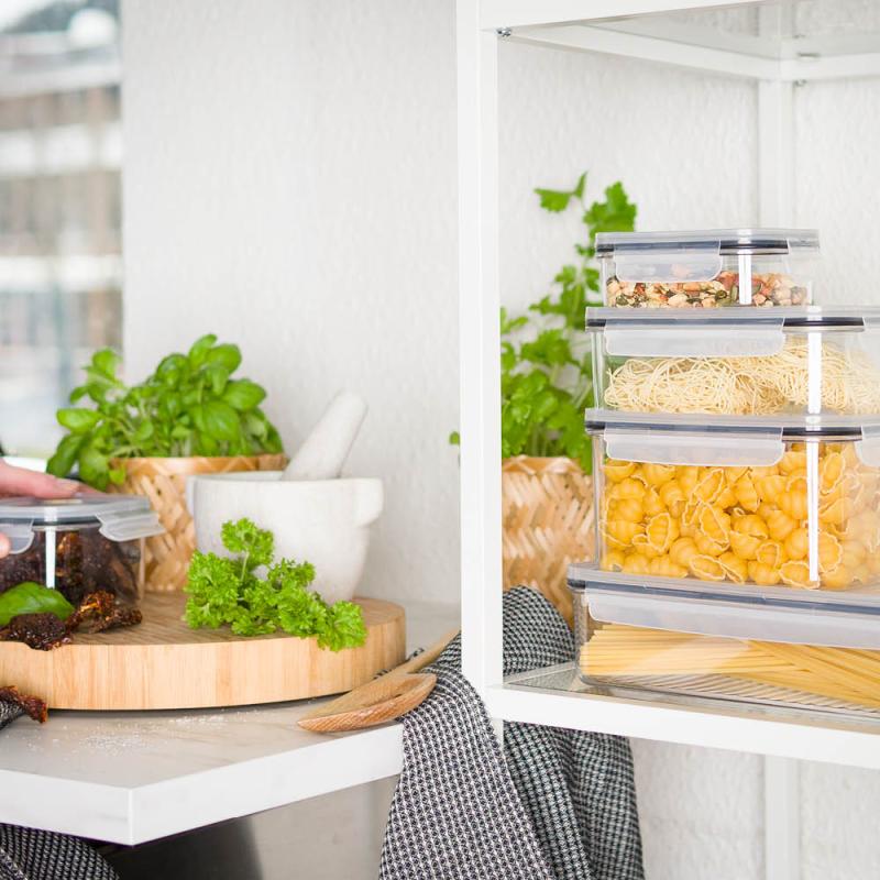 LocknLock oppbevaring 5 stk klar