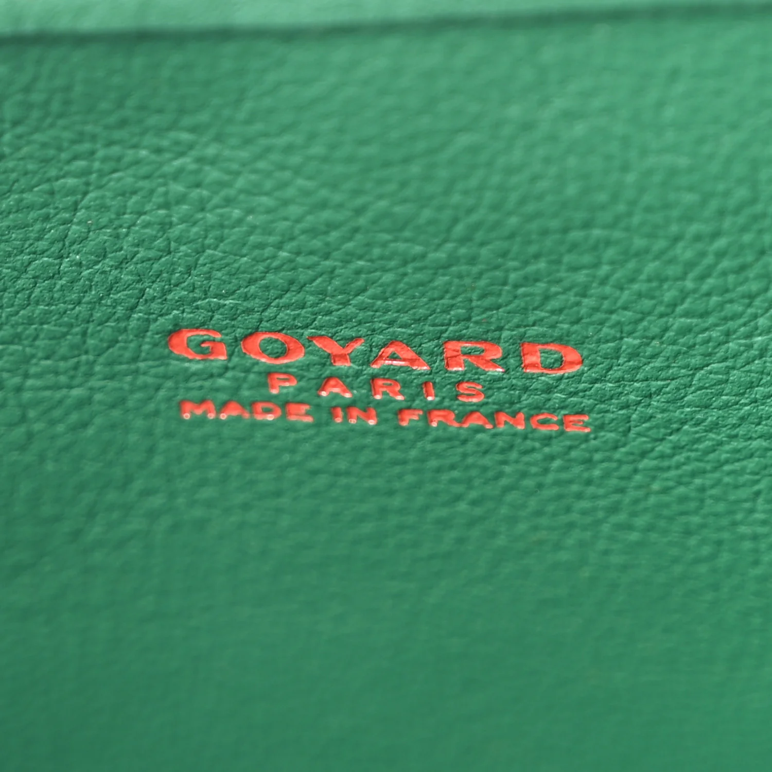 Goyardine Reversible Mini Anjou Green
