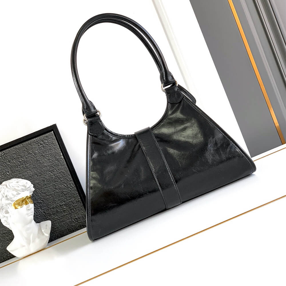 Prada Medium leather tote bag(high-end grade)