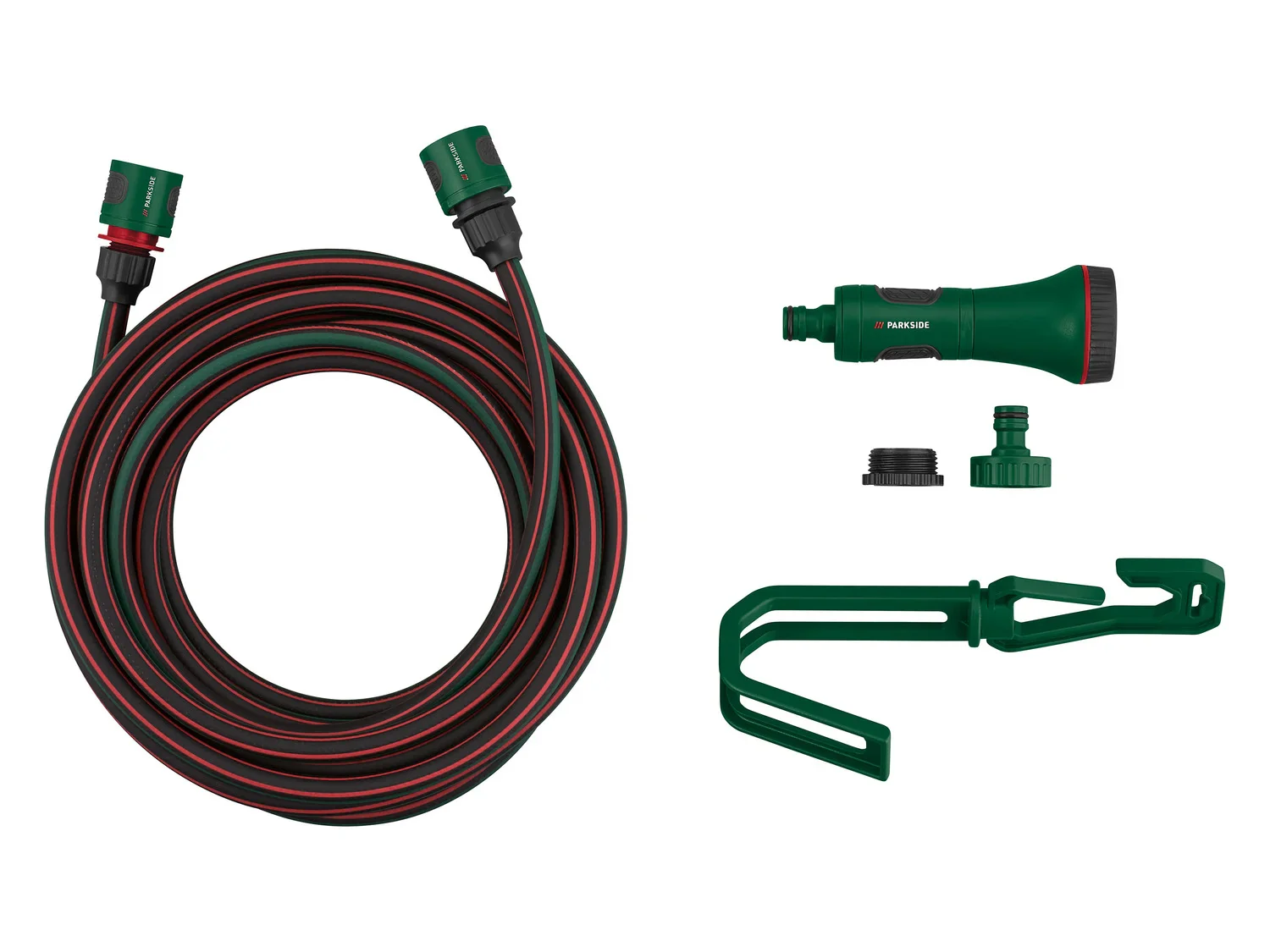 PARKSIDE Set de tuyau d'arrosage pour terrasse, 7,5 m, 3/8