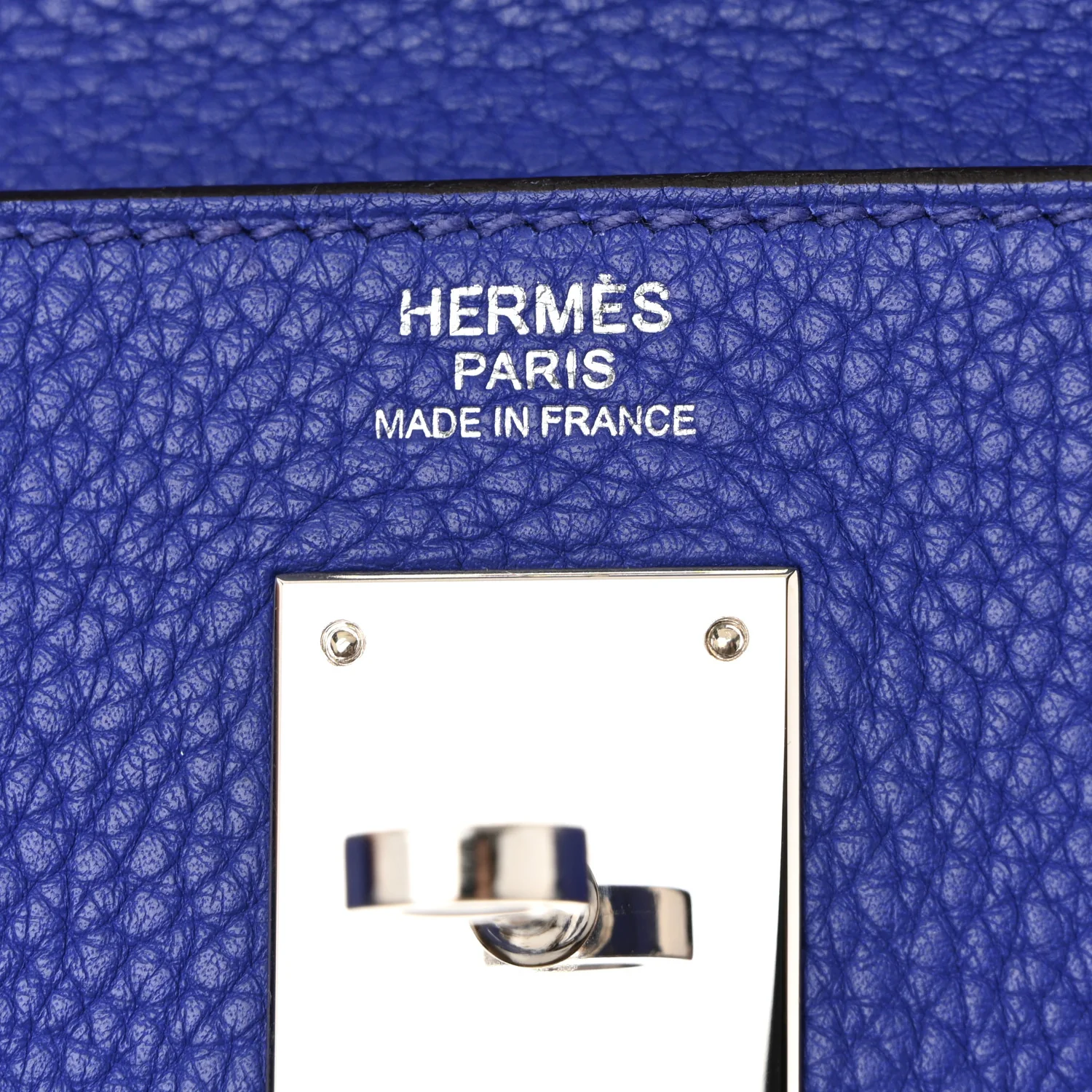Taurillon Clemence Kelly Retourne 32 Bleu Electrique