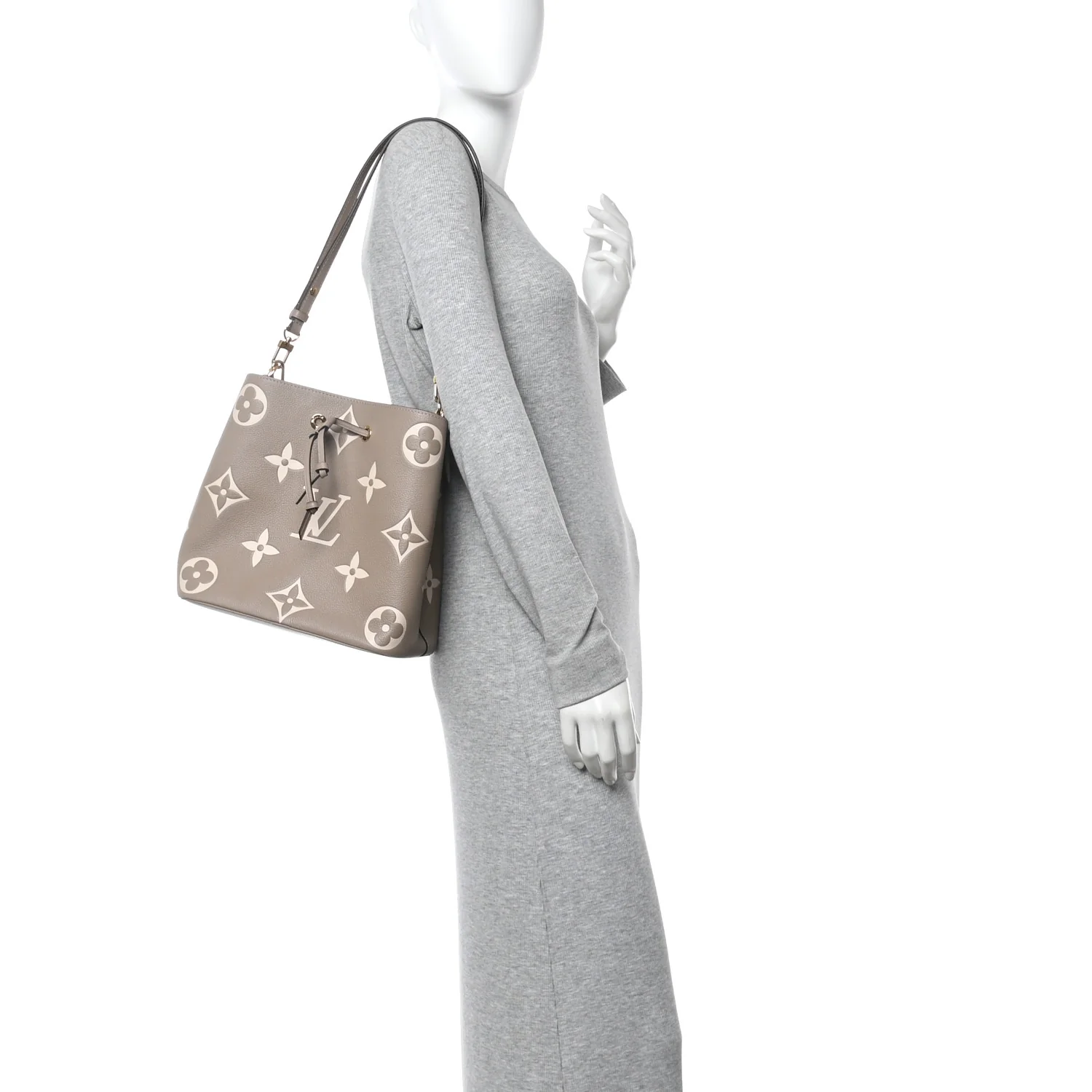 Empreinte Monogram Giant Neonoe MM Tourterelle Creme