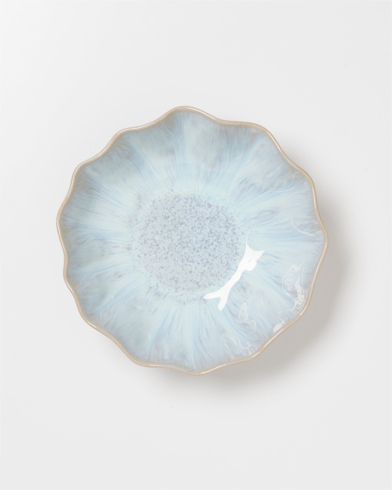 AREIA - PASTA PLATE SHELL AZURE