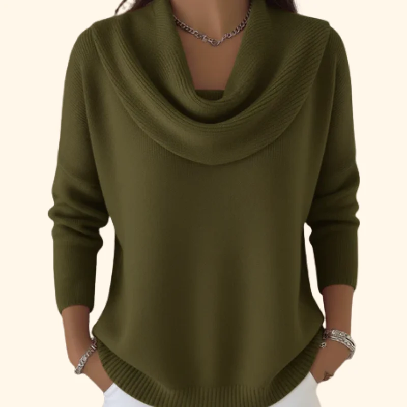 Victoire™ | Pull Doux à Col Bénitier