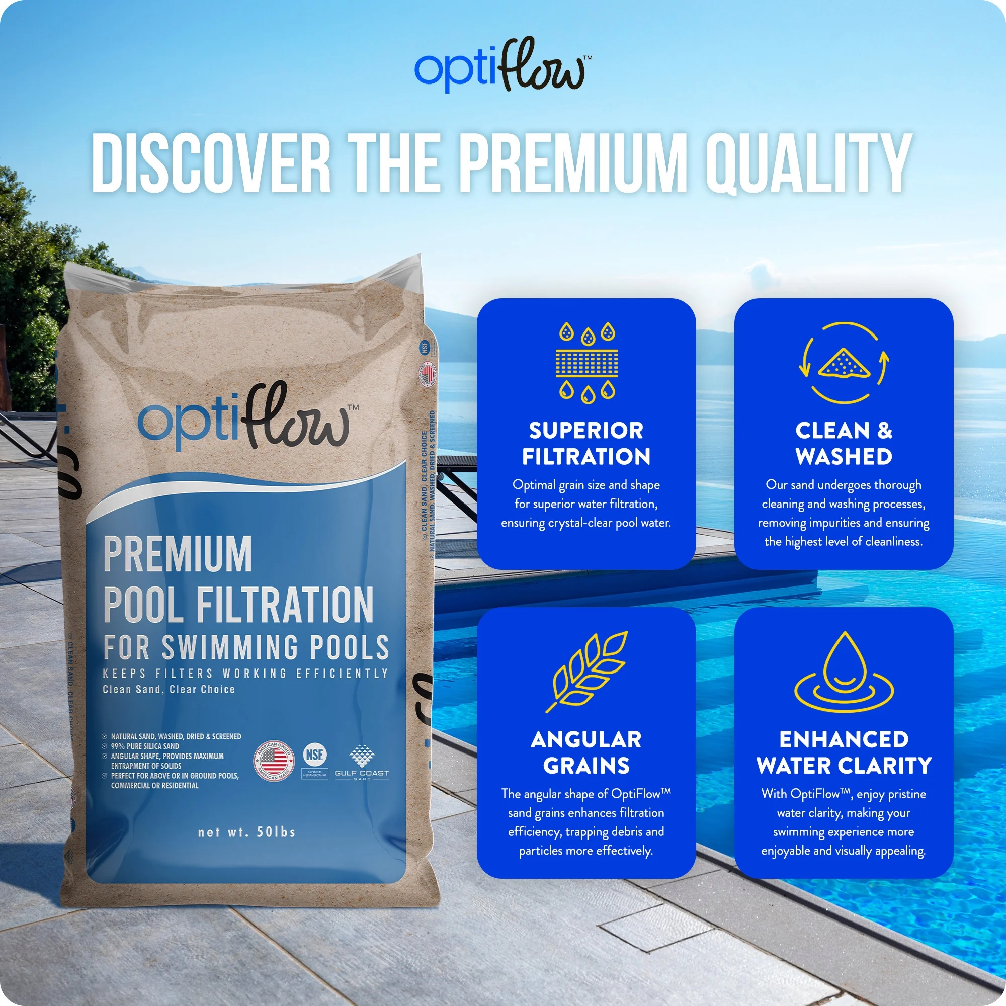 Ultra XTR 32' x 16' x 52" Above Ground Pool Premium Filter Sand(32' x 16' x 52"/Gray) - Image 3