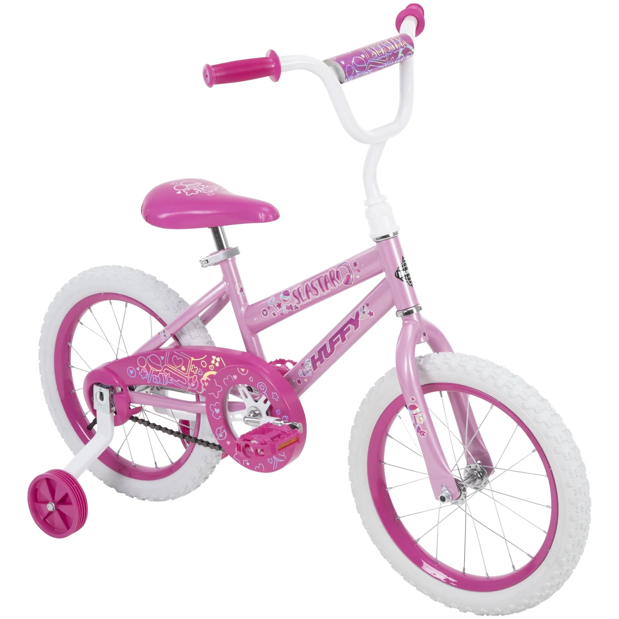Huffy 16 in Sea Star Girl'S Bike, Pink Bubble Gum