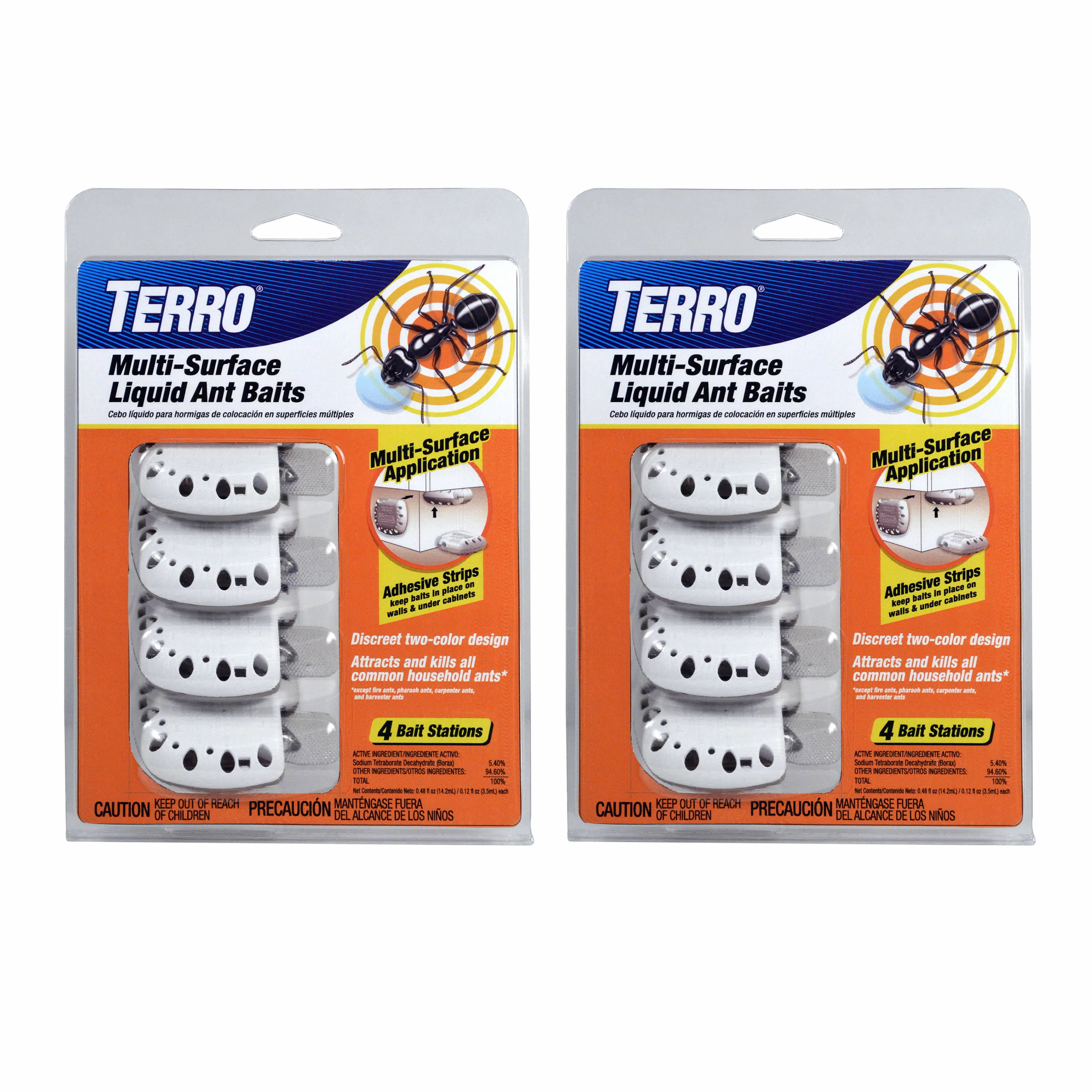Terro Multi-Surface Discreet Liquid Ant Bait Stations 8-Pack