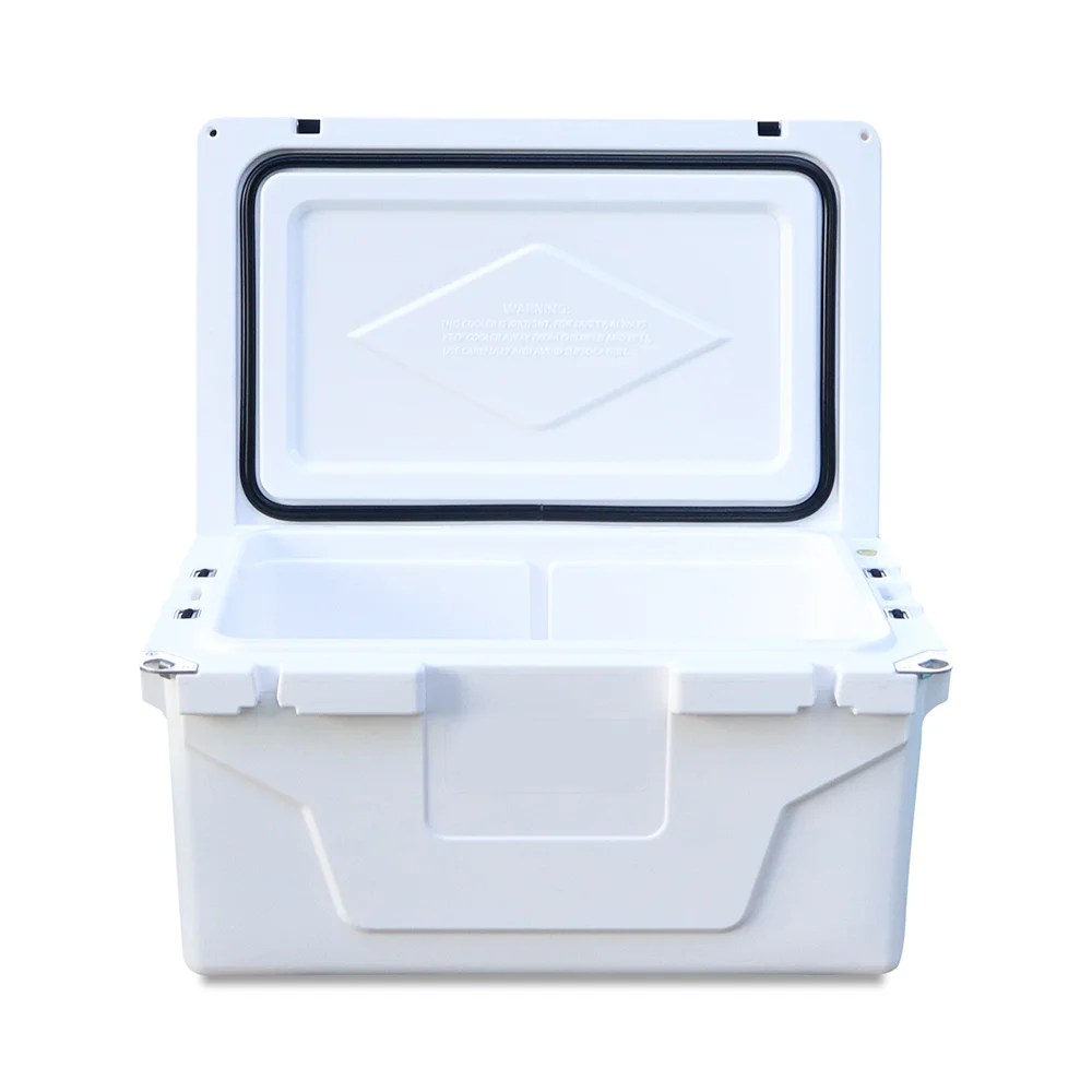 65 Quart Hard Large Cooler Box,Insulation Portable Ice Chest Box with 2 Wheels and Handle,400lbs Weight Capacity,Cooler Box for Beach, Drink, Beverage, Camping, Picnic, Fishing, Boat, Barbecue - Image 7