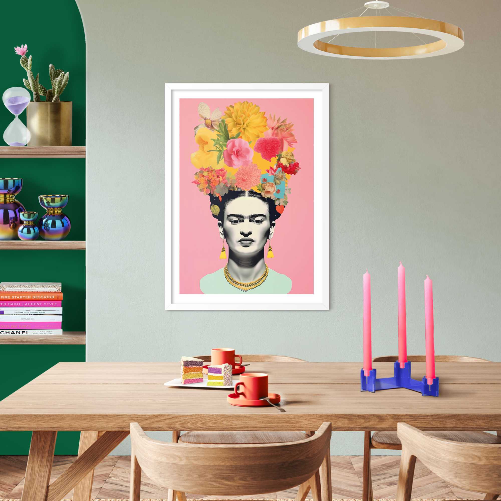 Reinders - Floral Spirit - Schilderij 70x50cm Wit