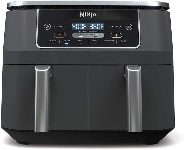 Friteuse à air Ninja Foodi 6-en-1 FlexBasket avec MegaZone de 7 pintes et séparateur de panier