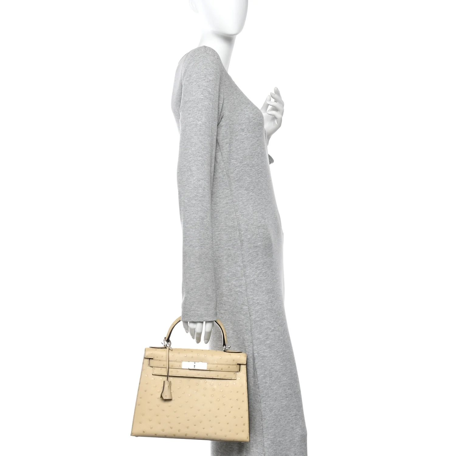 Ostrich Kelly Sellier 28 Parchemin