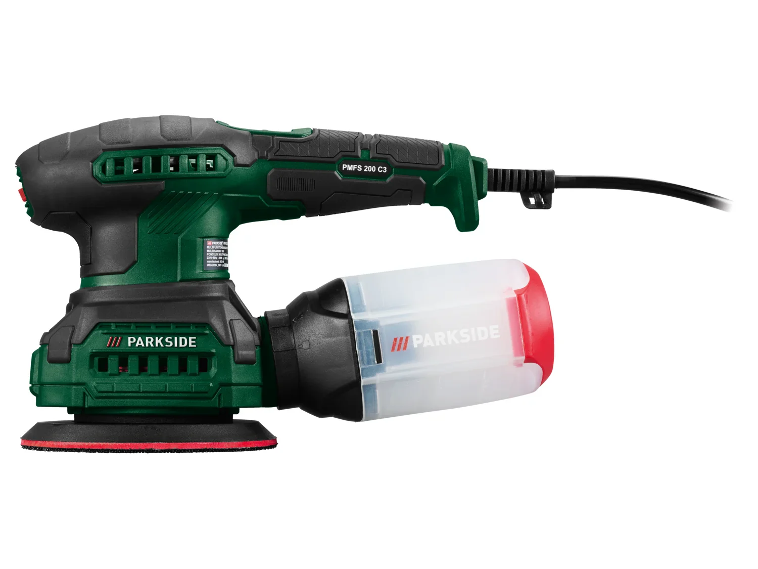 PARKSIDE Ponceuse multifonction 3-en-1 PMFS 200 C3, 200 W