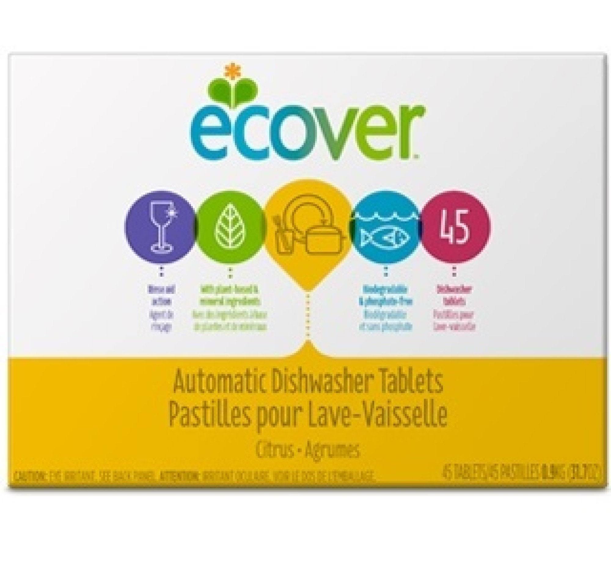 Ecover Automatic Dishwasher Tablets, Citrus - 31.7 oz box