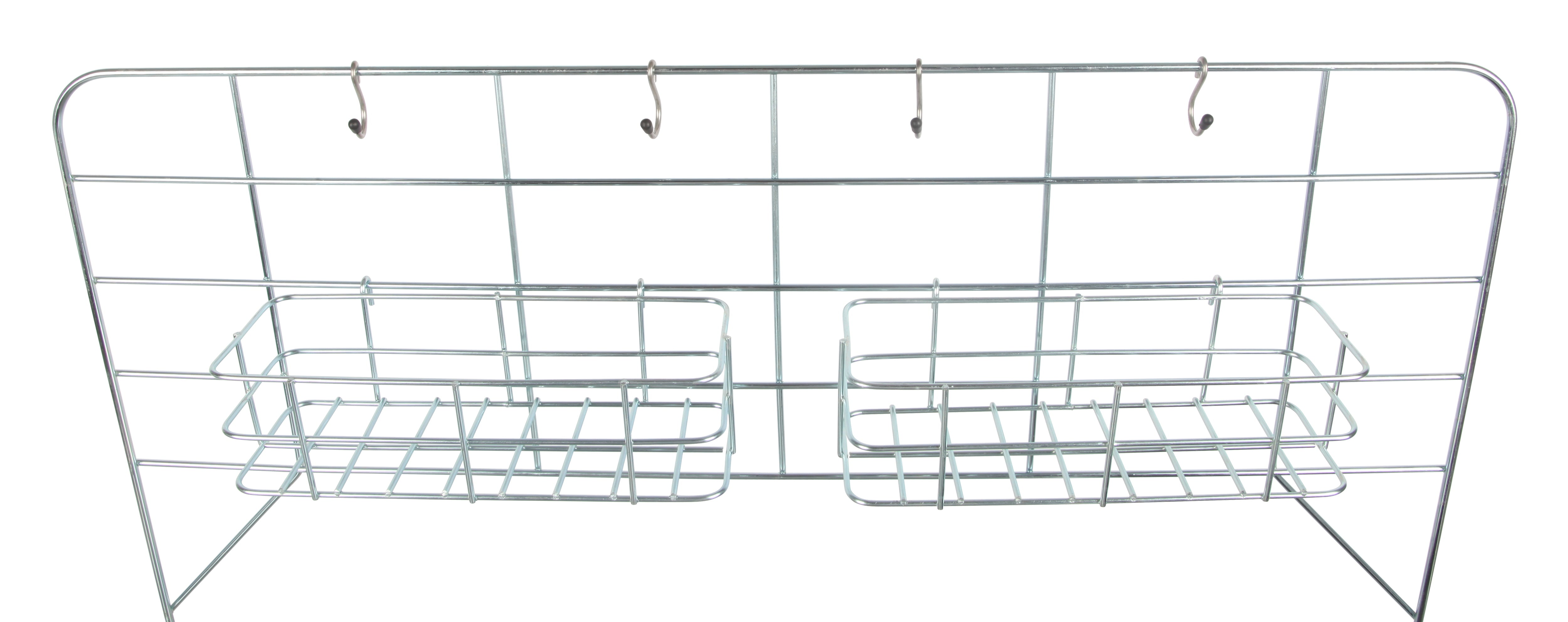 Trail Camping Table. Silver. 39 L in x 19.7 W in x 76 H in