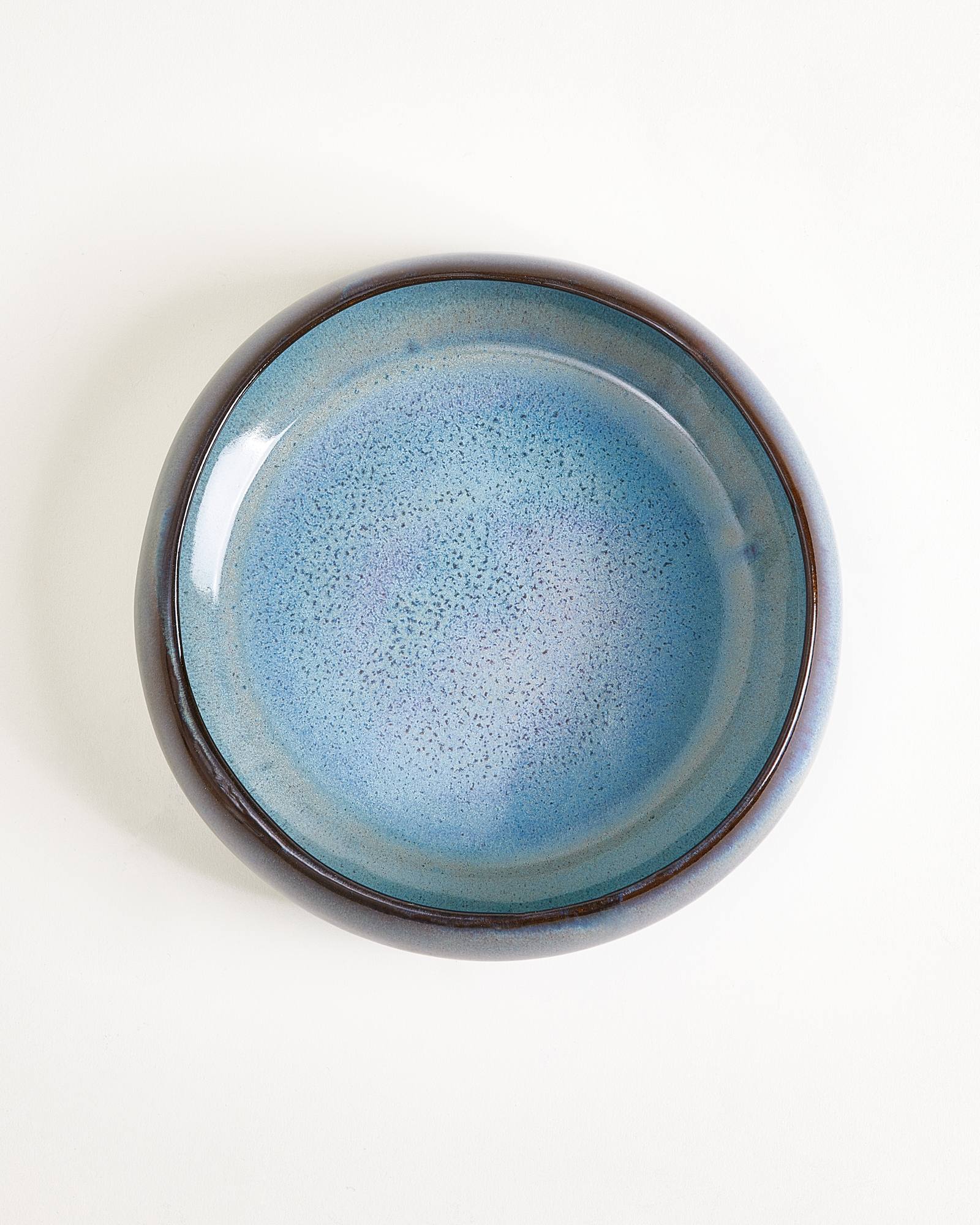 MADEIRA - PASTA PLATE ORGANIC GREEN-BLUE