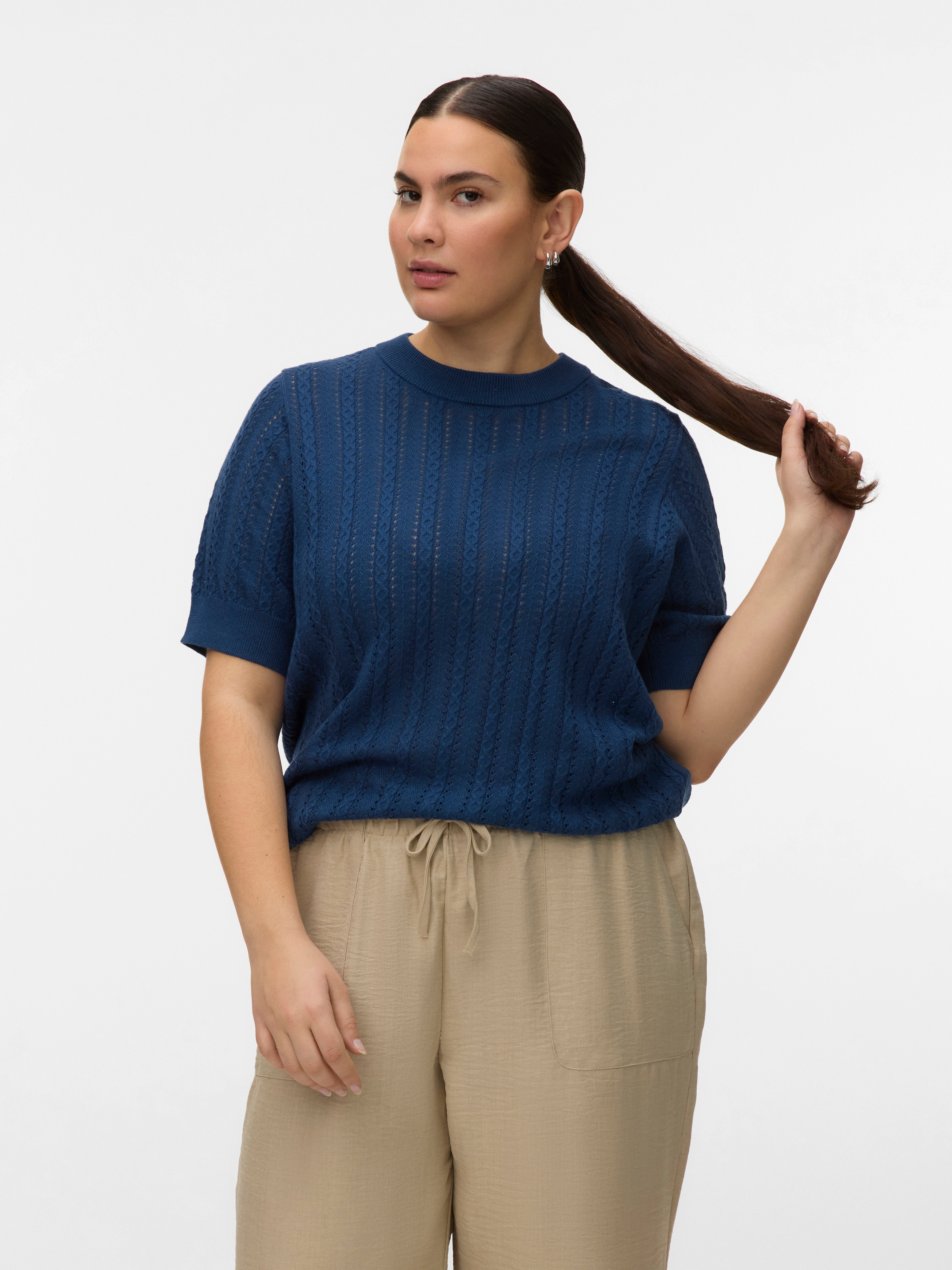 VERO MODA® VMCMORENA Knitted T-shirt