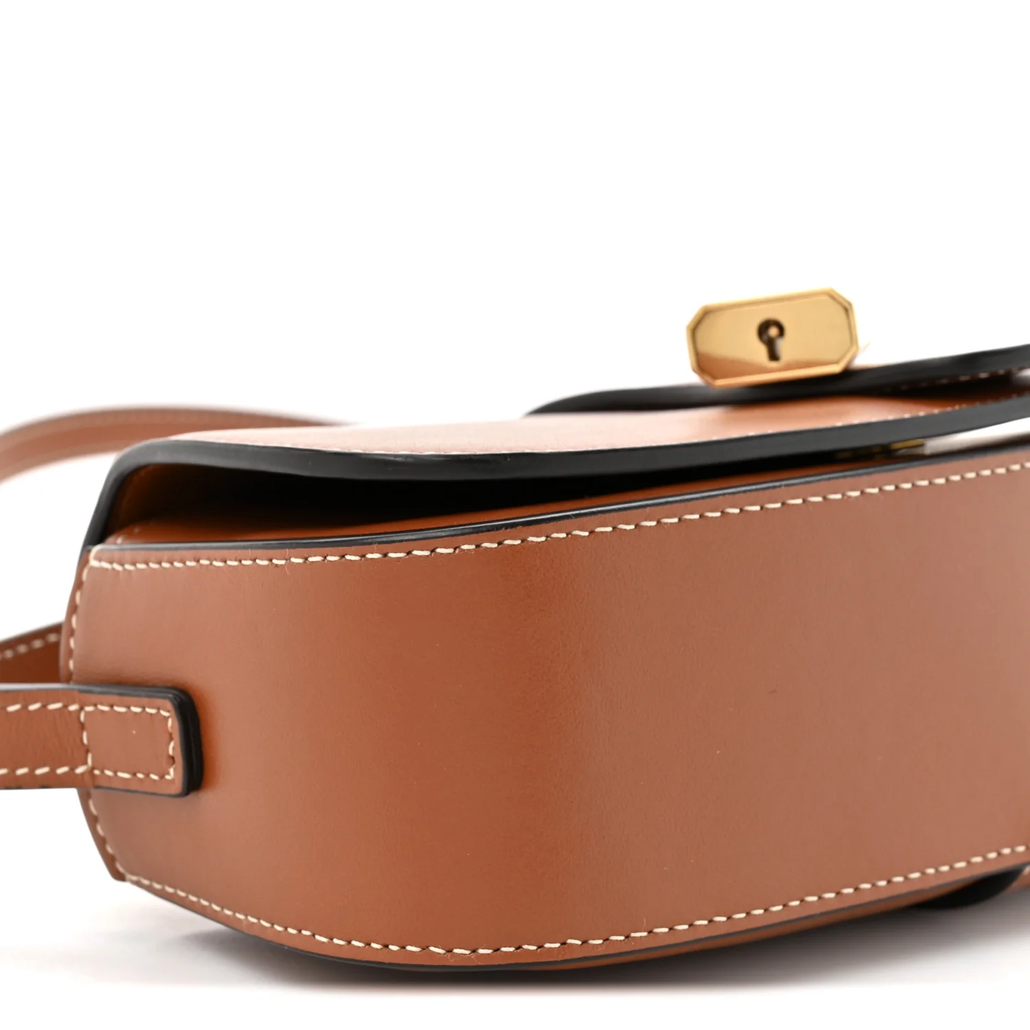 Smooth Calfskin Tabou Clutch On Strap Tan