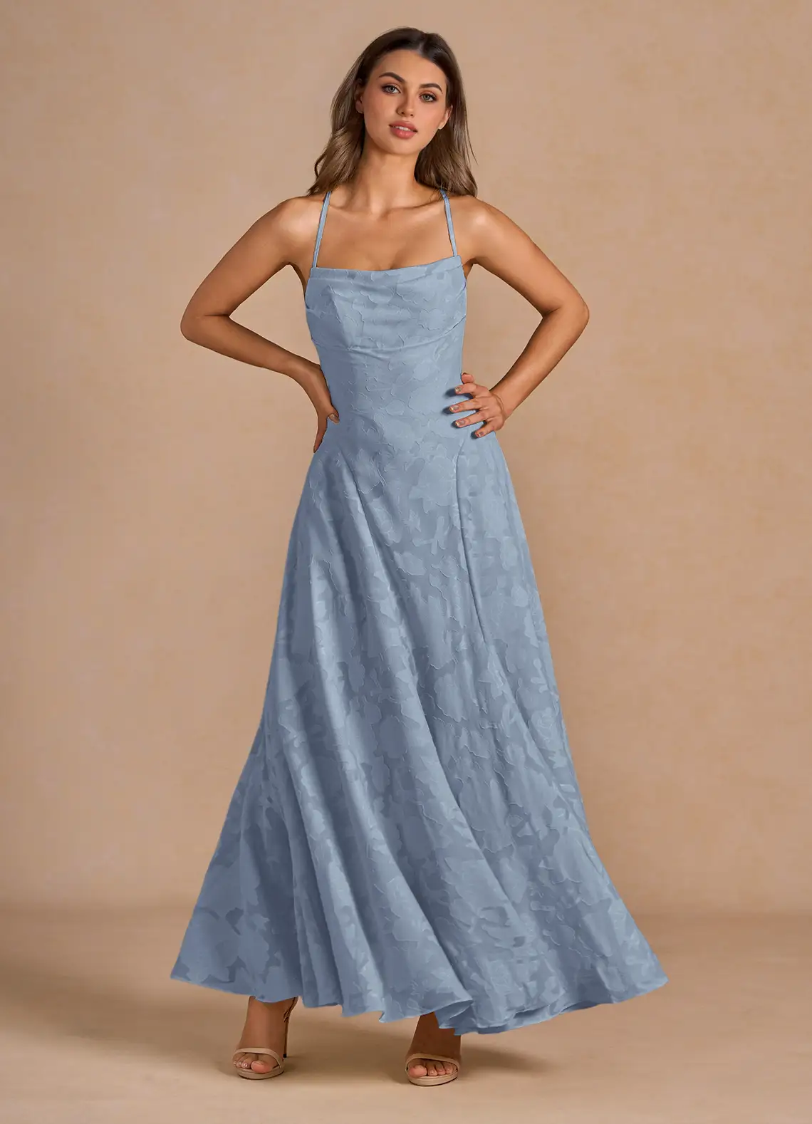 Irelia Powder Blue Maxi Dress